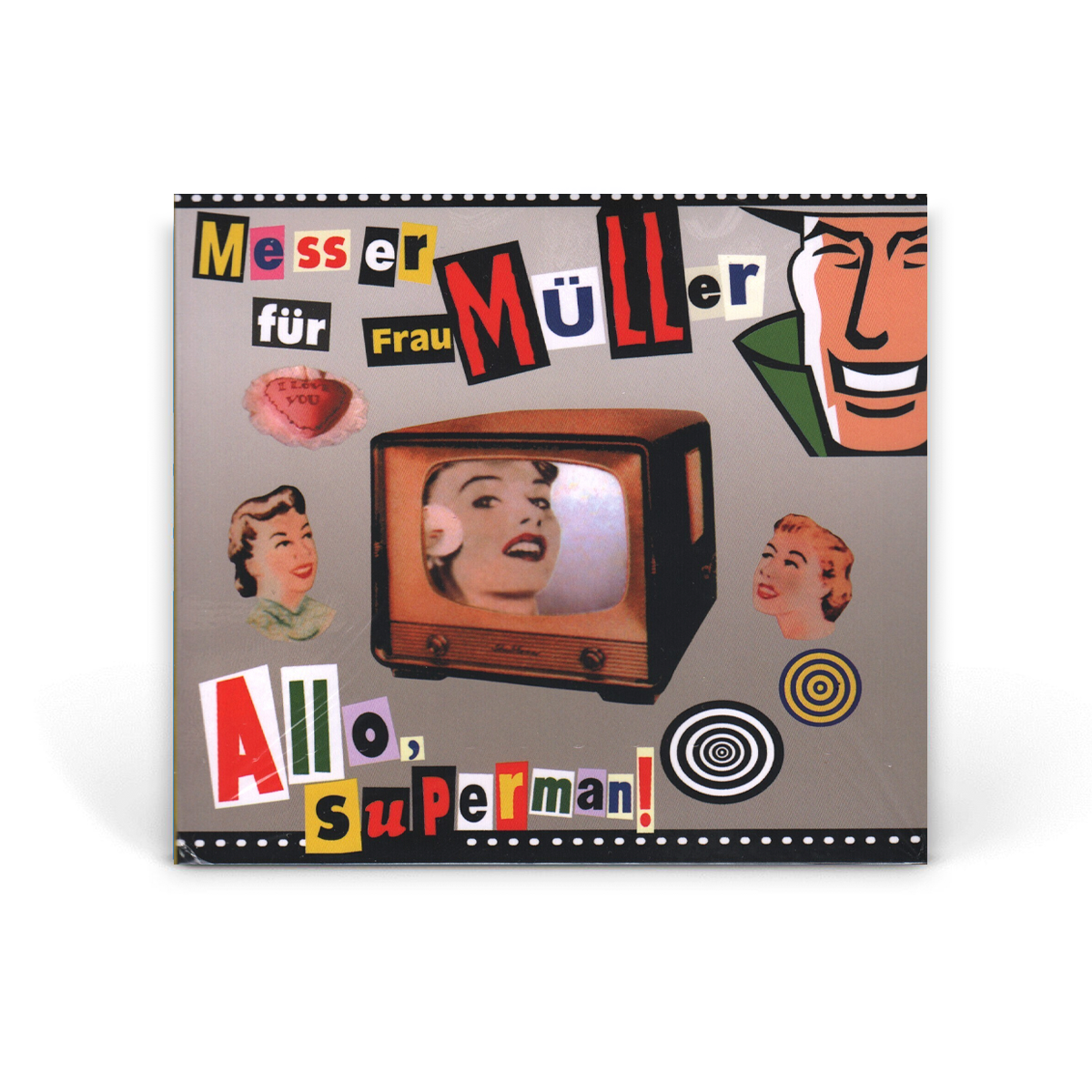Компакт-диск CD: Messer F&uuml;r Frau M&uuml;ller / Нож Для Фрау Мюллер &mdash; &laquo;Allo, Superman!&raquo; (1999/2022) [Expanded Edition]