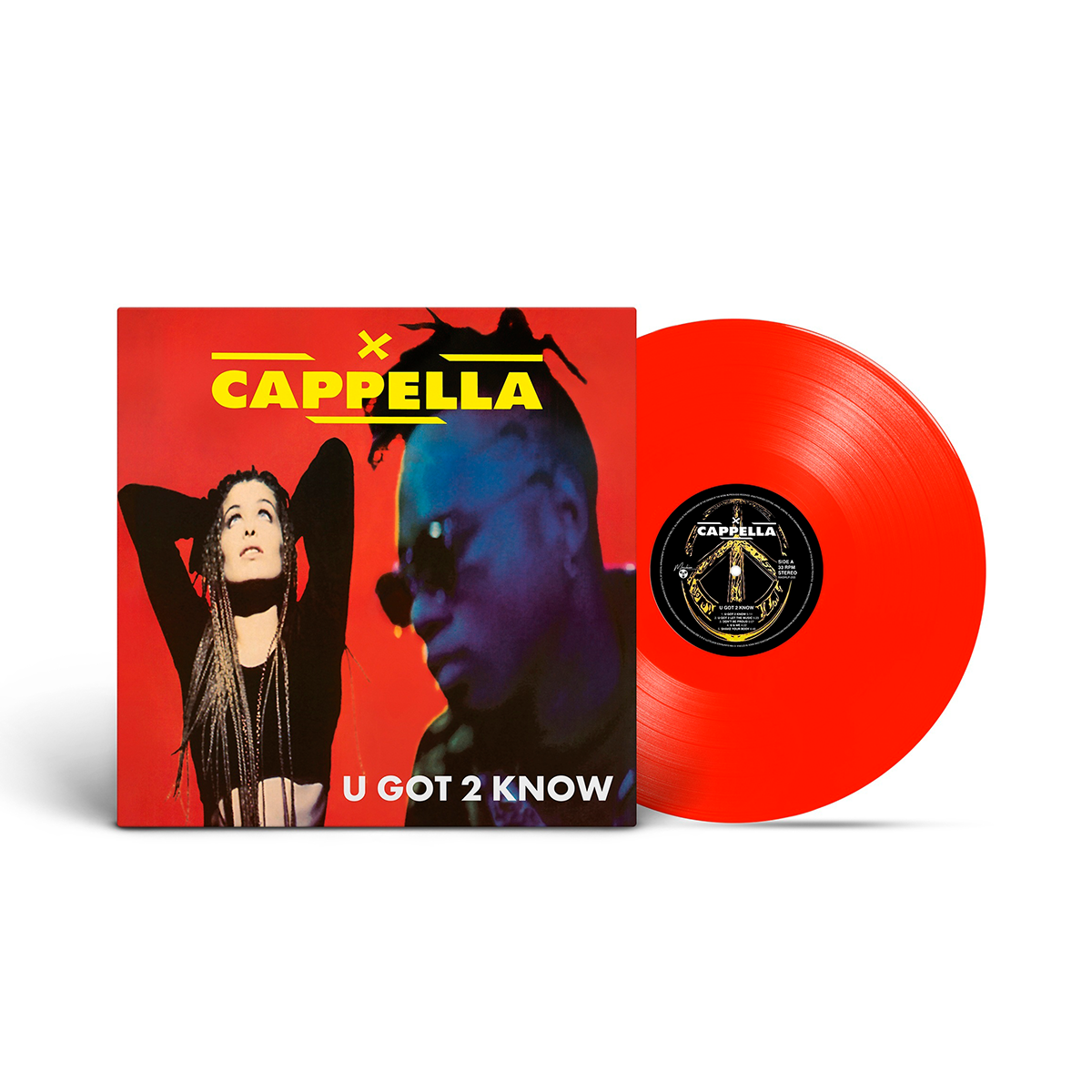 Виниловая пластинка LP: Cappella — «U Got 2 Know» (1994/2023) [Red Vinyl]