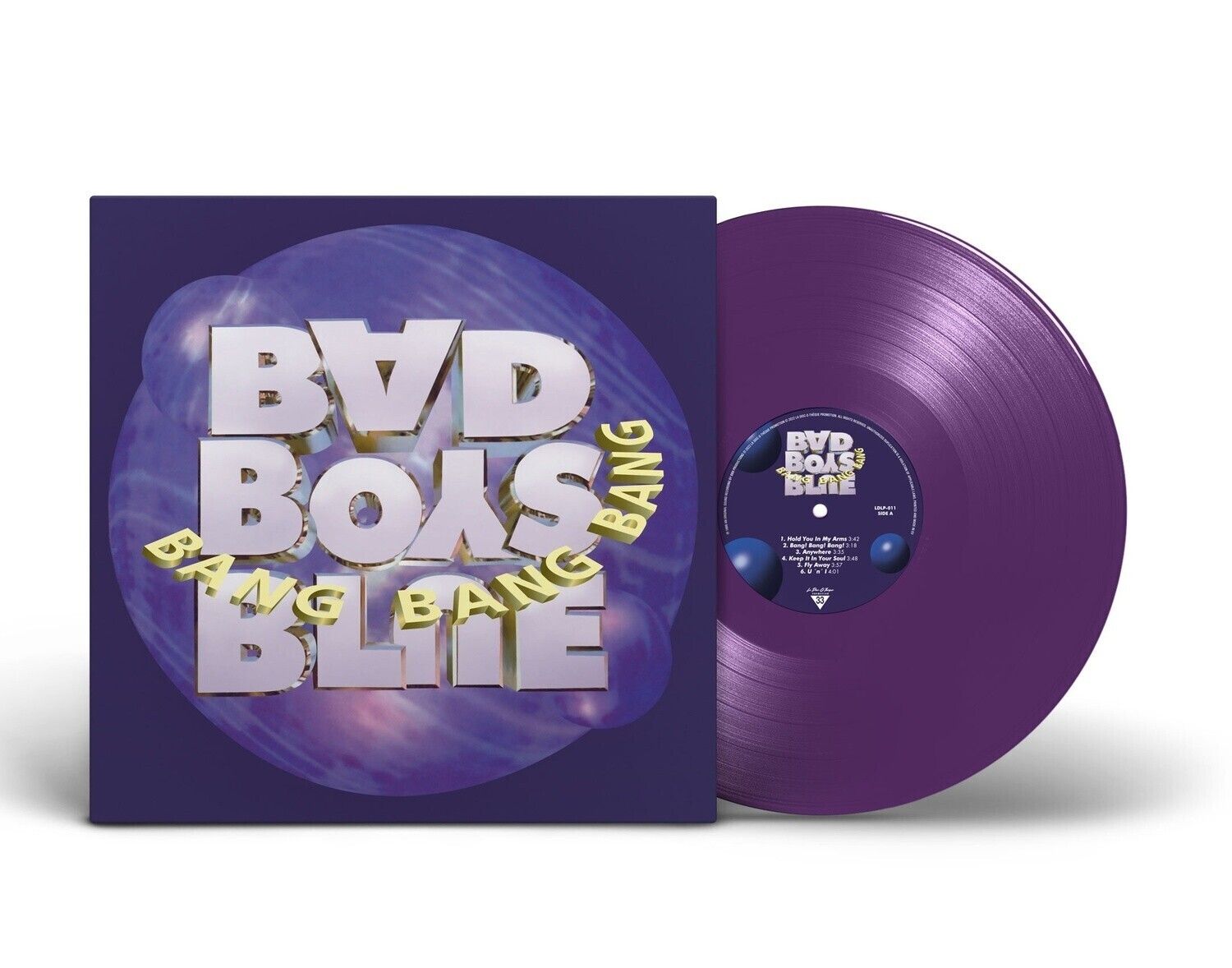 Виниловая пластинка LP: Bad Boys Blue — «Bang! Bang! Bang!» (1996/2022)  [Limited Purple Vinyl]