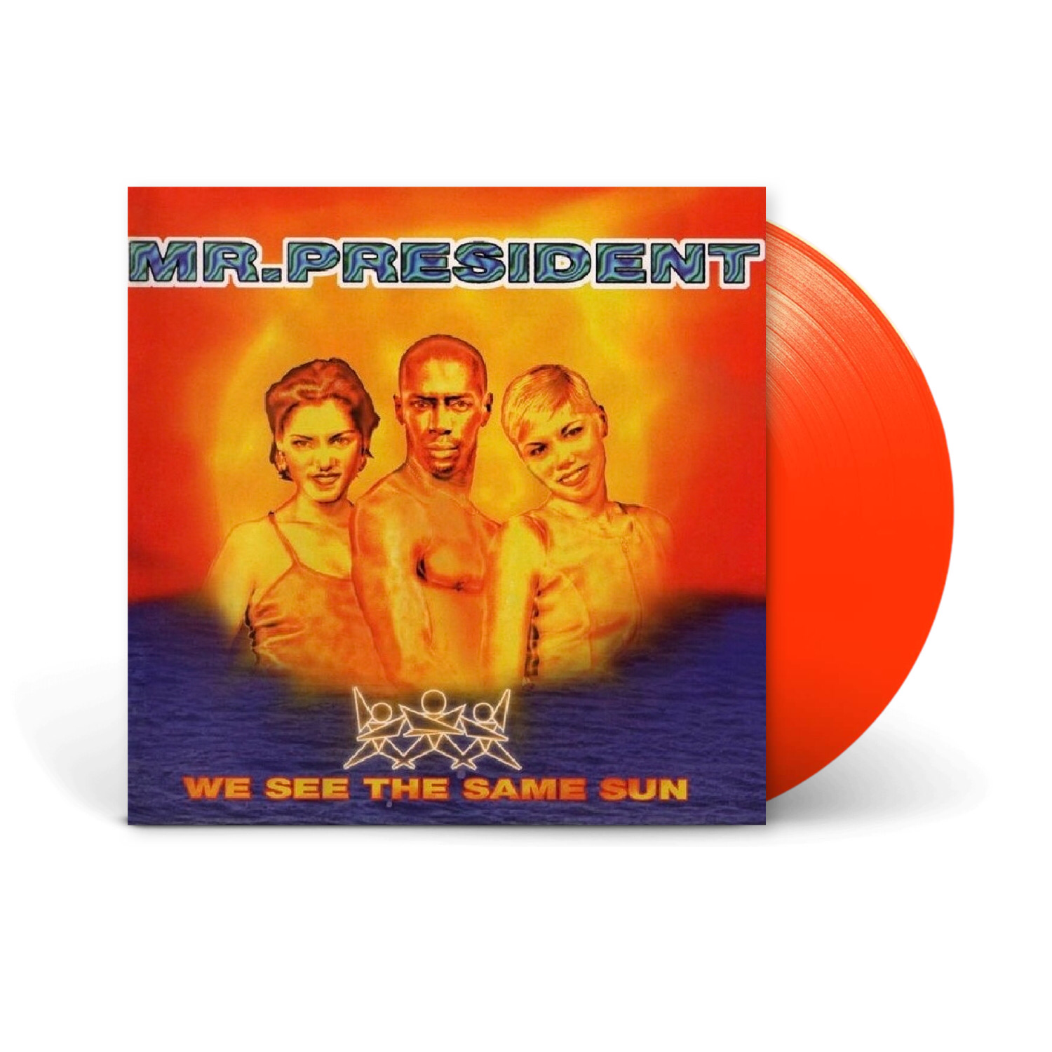Виниловая пластинка LP: Mr. President — «We See The Same Sun» (1996/2020) [Limited Orange Vinyl]