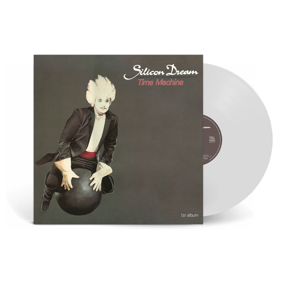 Виниловая пластинка LP: SILICON DREAM — «Time Machine» (1988/2022) [White Vinyl]