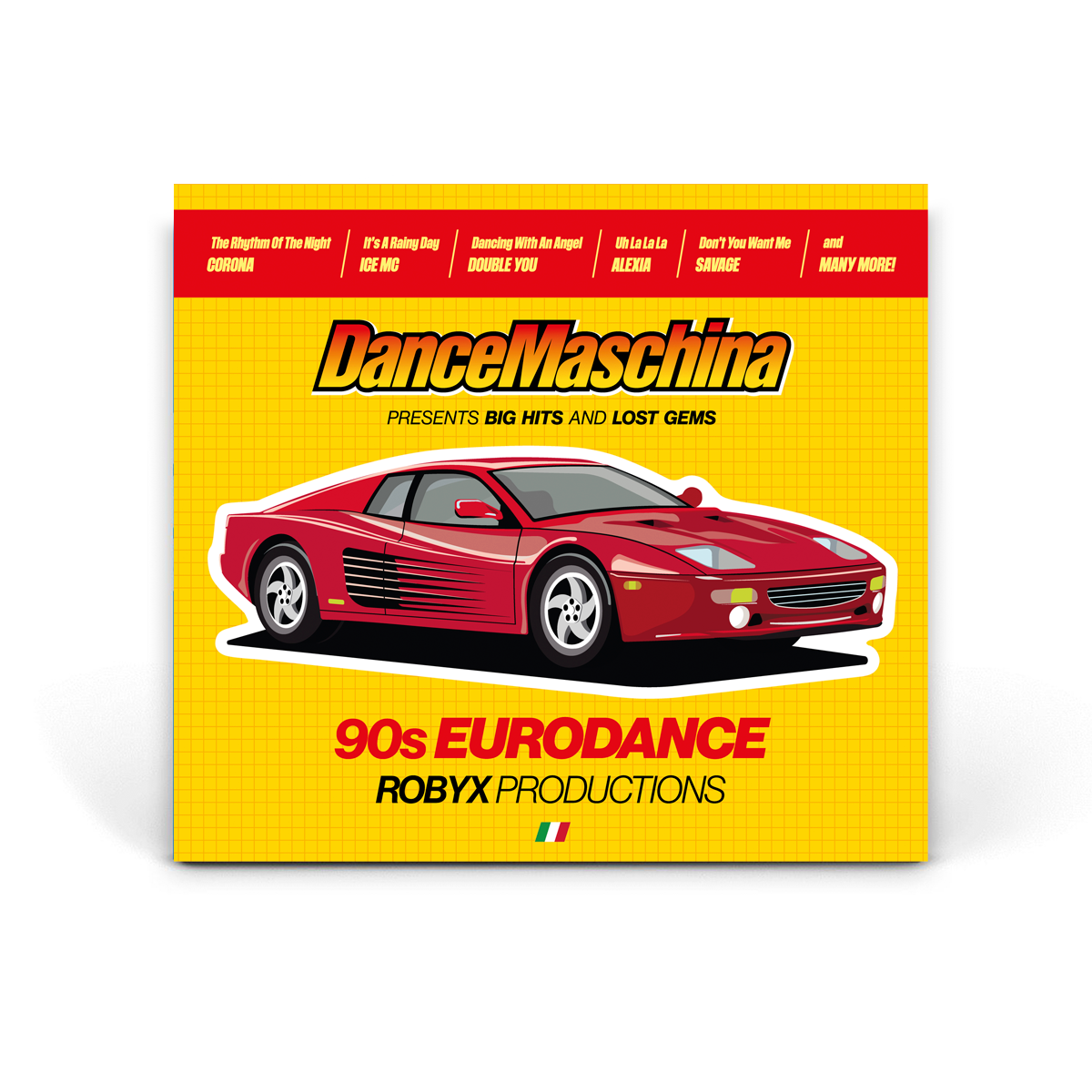Компакт-диск CD: Various Artists &mdash; &laquo;DanceMaschina: 90s Eurodance / Robyx Productions&raquo; (2025)