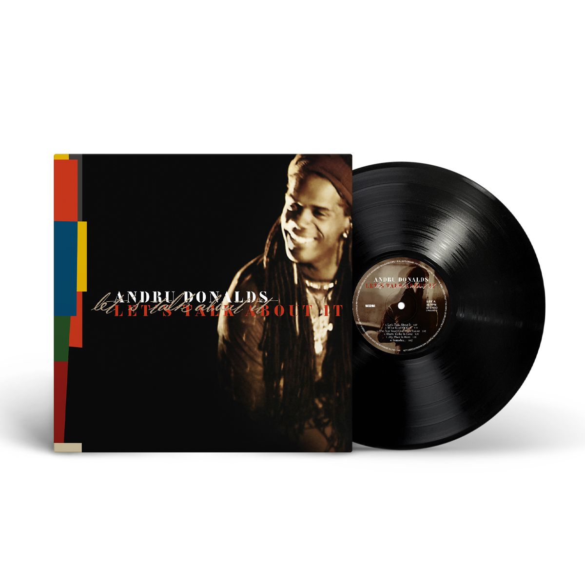 Виниловая пластинка LP: Andru Donalds (Enigma) &mdash; &laquo;Let's Talk About It&raquo; (2001/2025) [Black Vinyl]