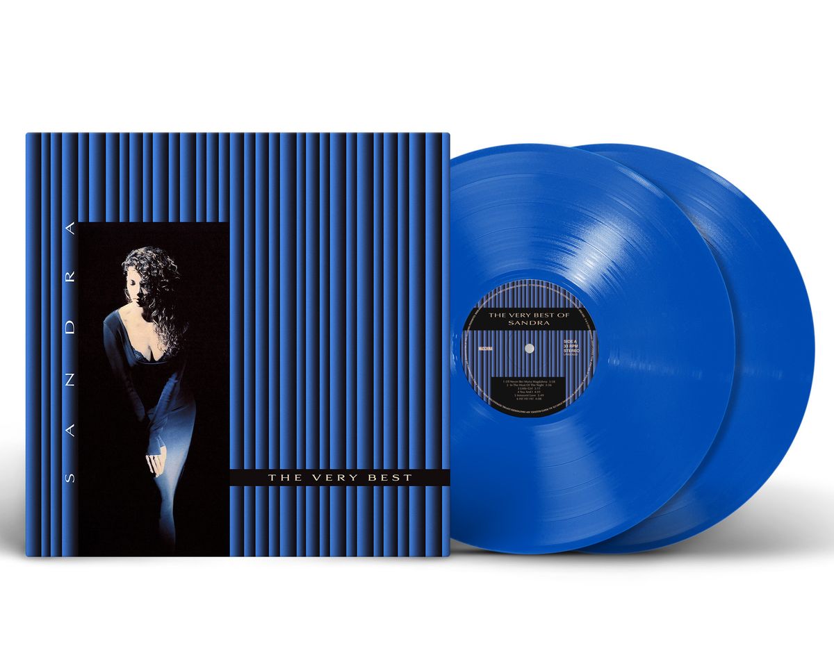 Виниловая пластинка LP: Sandra — «The Best Of» (2023) [Виниловые пластинки 2LP Blue Vinyl]