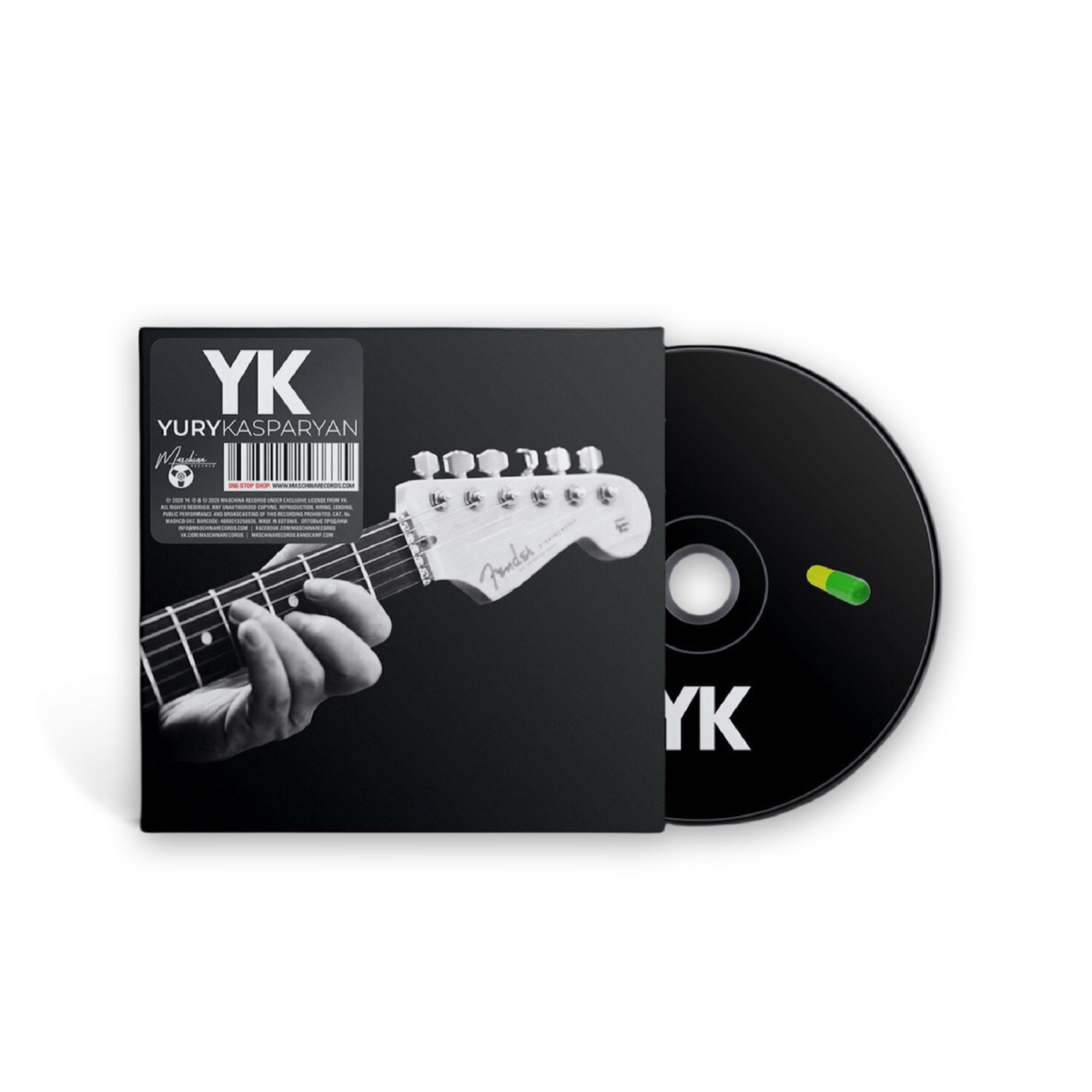 Компакт диск CD: YK (Юрий Каспарян) — «YK» (2020)