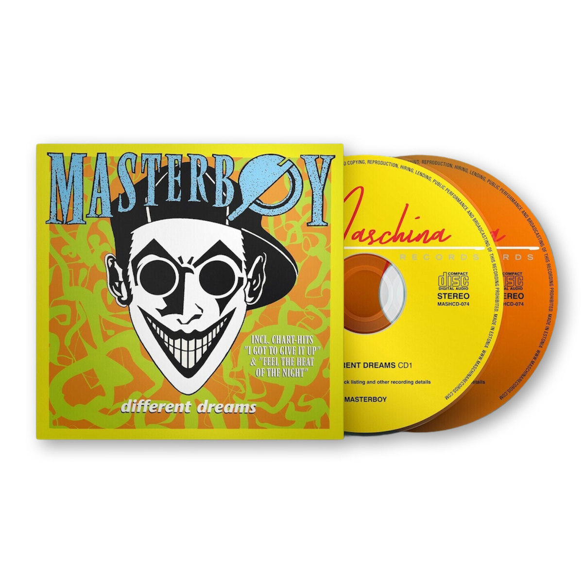 Компакт диски 2CD: Masterboy — «Different Dreams» (1994/2021)