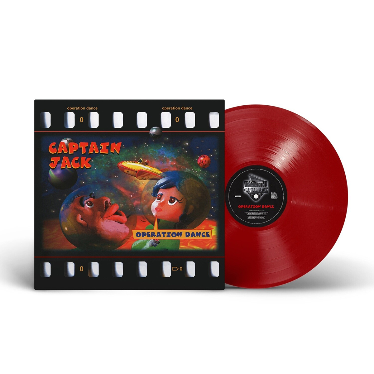 Виниловая пластинка LP: Captain Jack — «Operation Dance» (1997/2023) [Limited Red Vinyl]