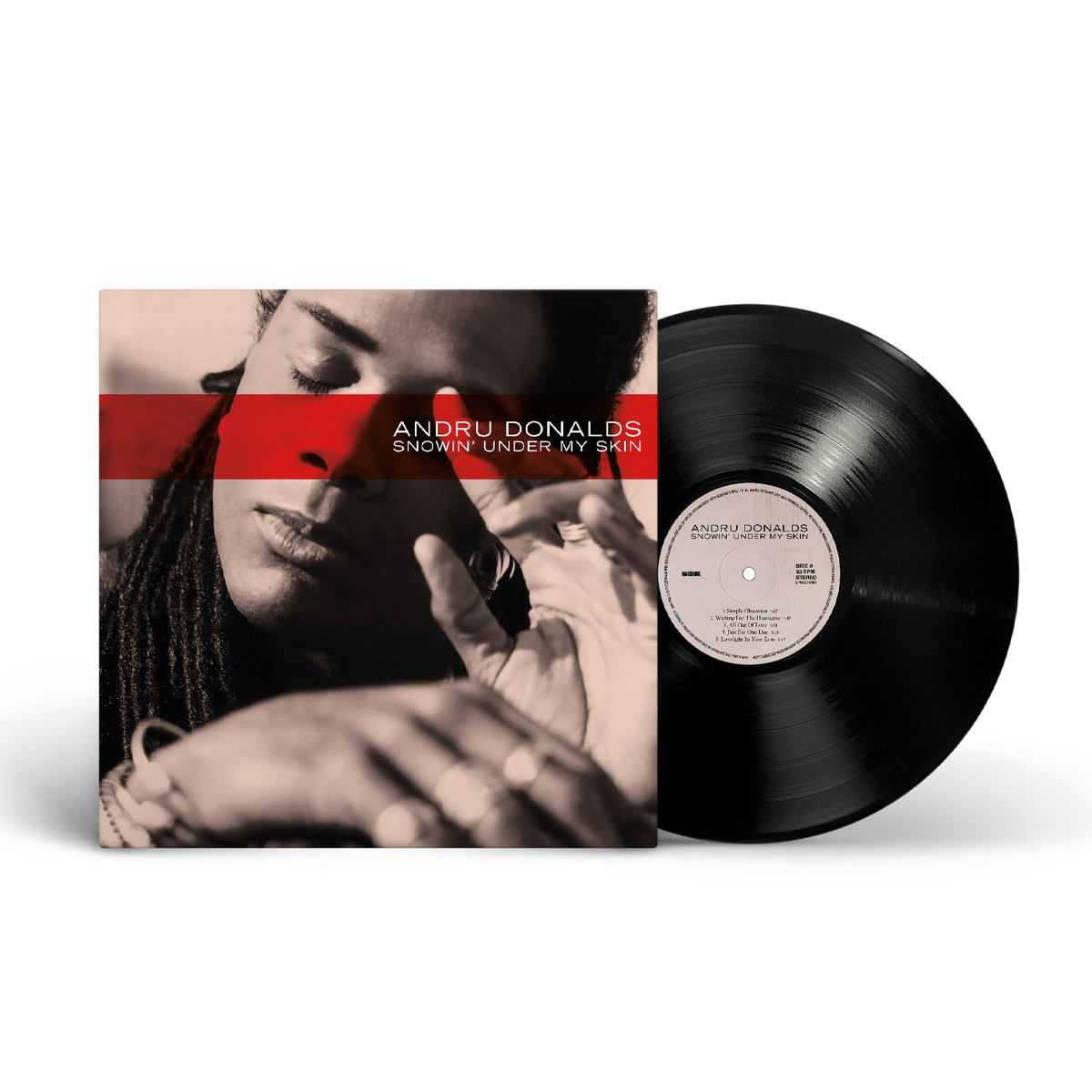 Виниловая пластинка LP: Andru Donalds (Enigma) &mdash; &laquo;Snowin' Under My Skin&raquo; (1999/2025) [Black Vinyl]