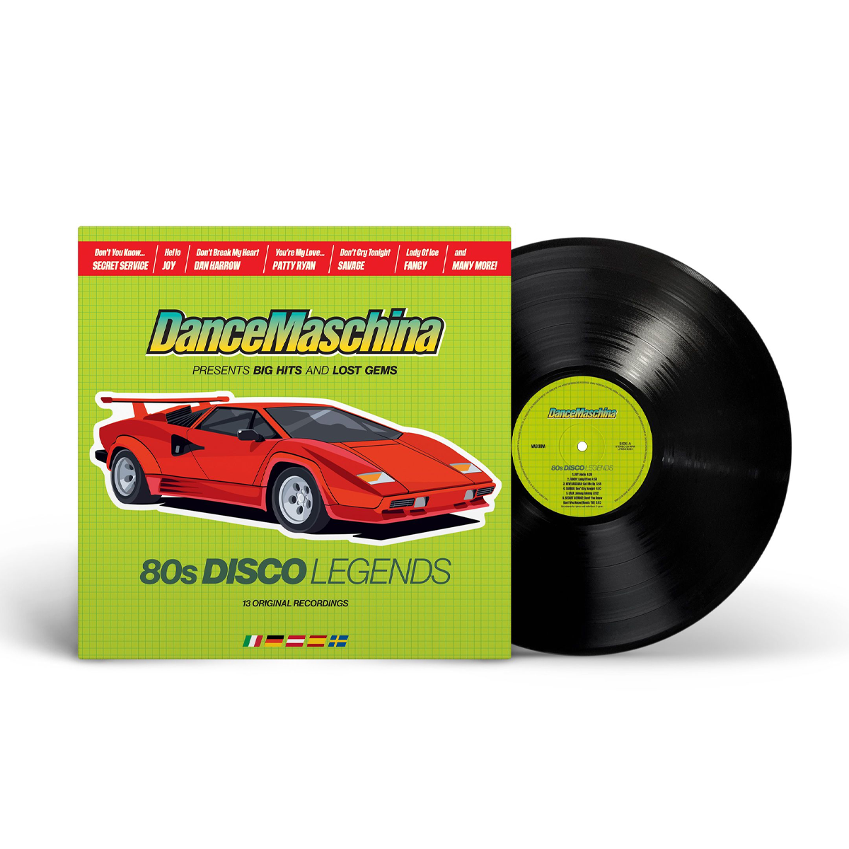 Вінілова платівка LP: Various Artists &mdash; &laquo;DanceMaschina: 80s Disco Legends&raquo; (2025) [Black Vinyl]