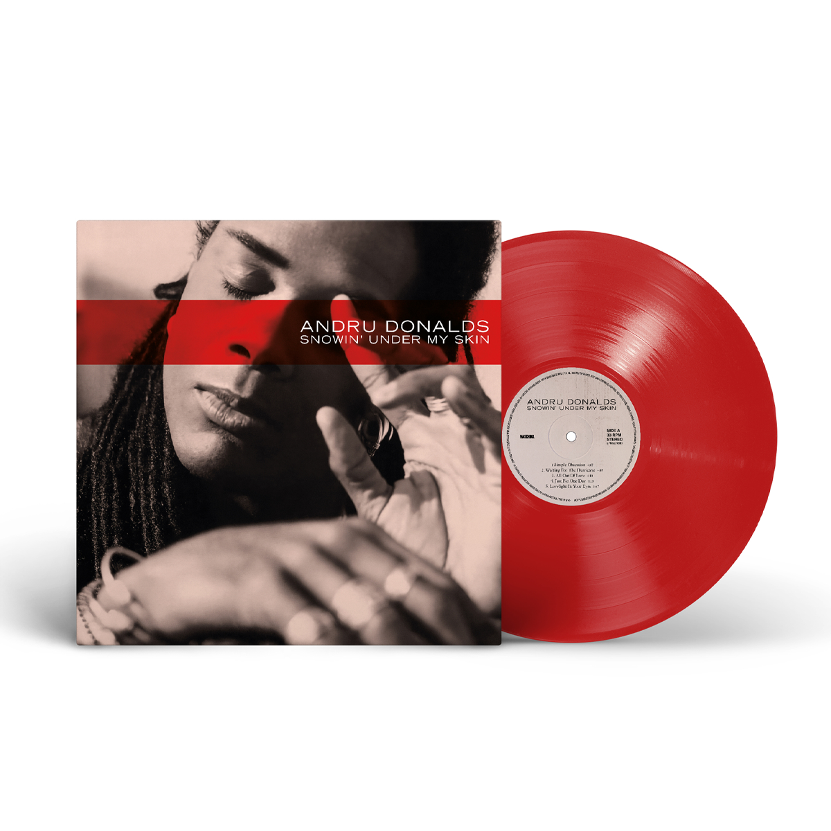 Виниловая пластинка LP: Andru Donalds (Enigma) &mdash; &laquo;Snowin' Under My Skin&raquo; (1999/2025) [Limited Red Vinyl]