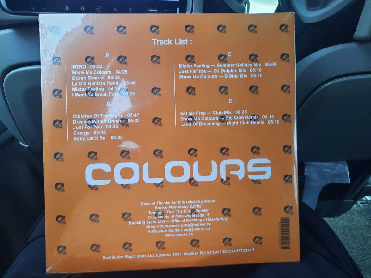 Вінілові платівки 2LP: MASTERBOY — «Colours» (1996/2022) [White Vinyl]