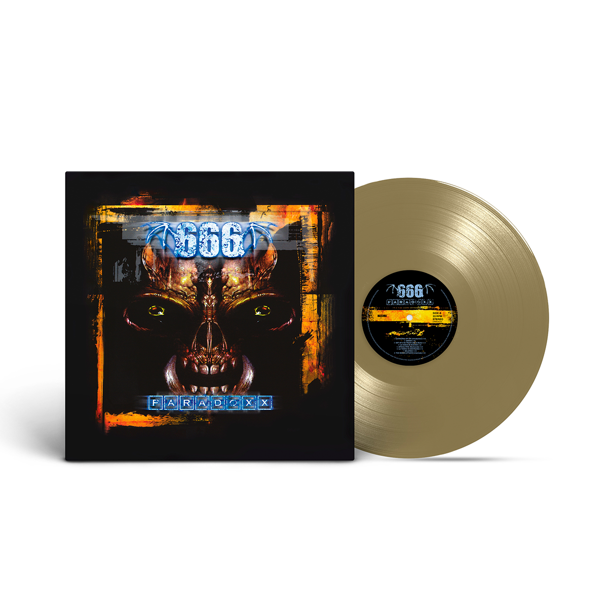 Виниловая пластинка LP: 666 — «Paradox» (1998/2023) [Limited Gold Vinyl]