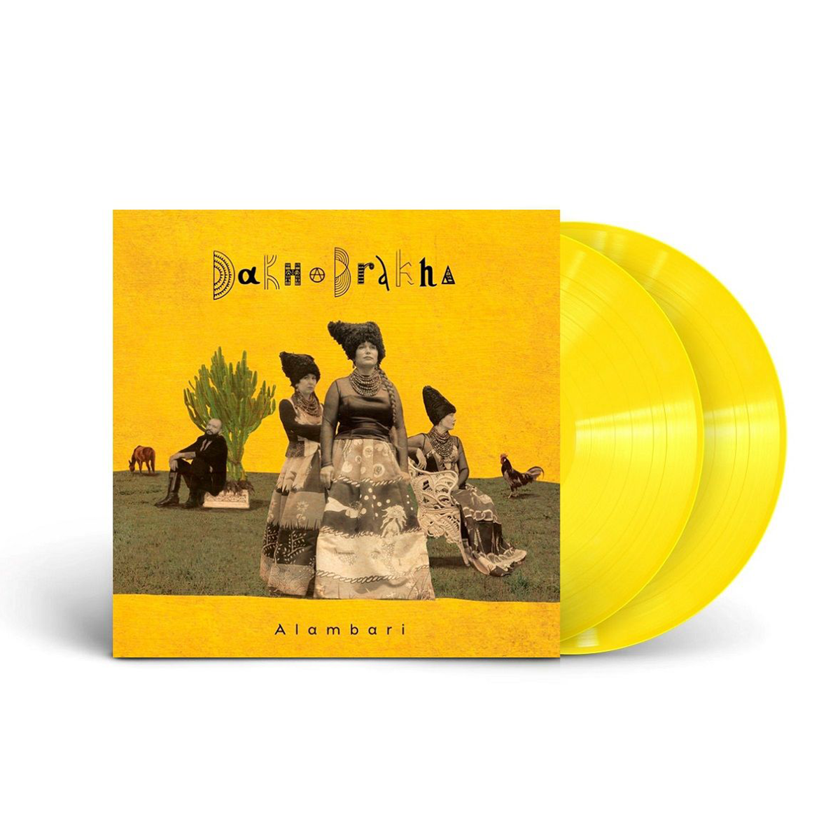 Вінілові платівки 2LP: DakhaBrakha — «Alambari» (2020/2023) [Limited Edition Yellow Vinyl]