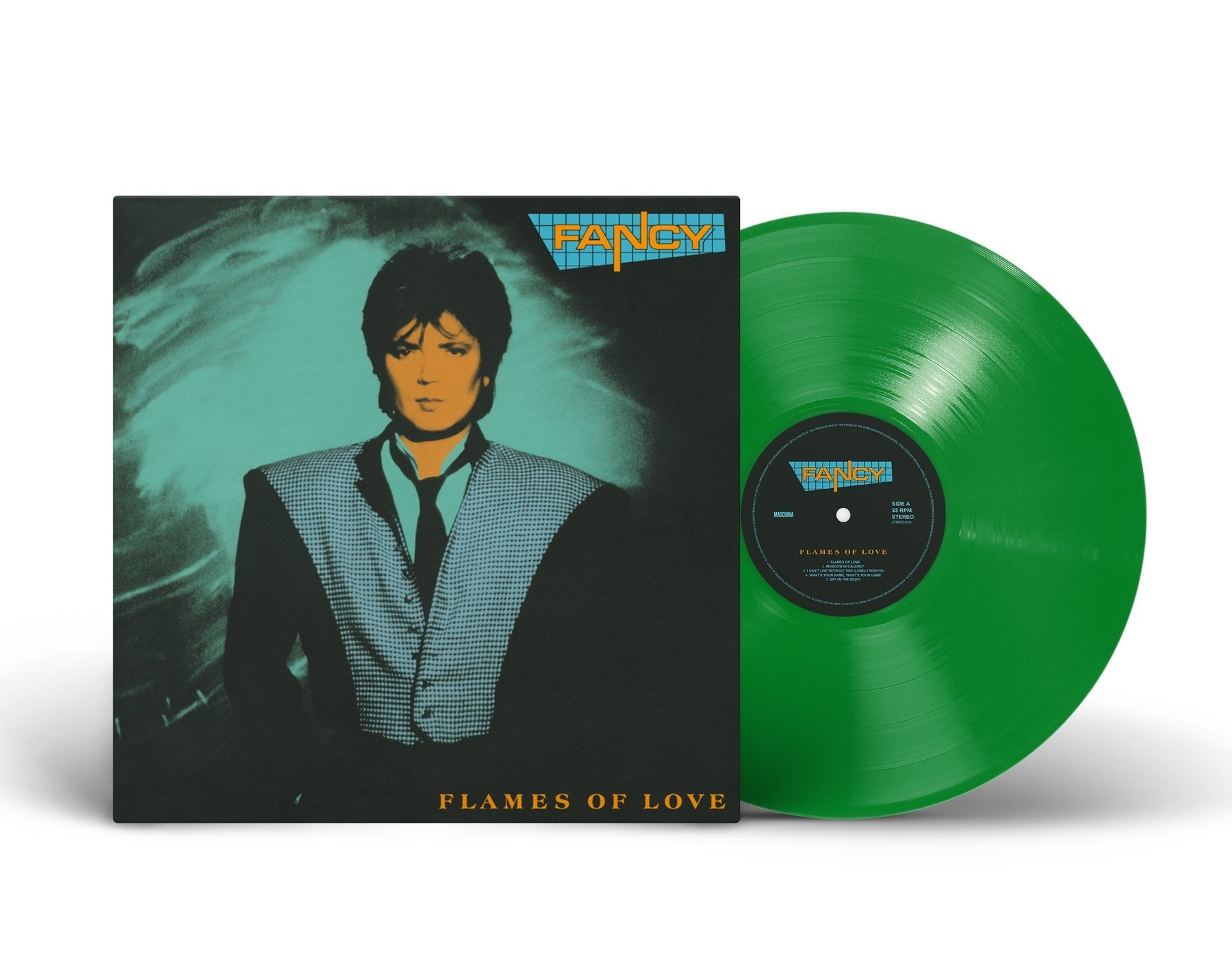 Виниловая пластинка LP: Fancy — «Flames Of Love» (1988/2023) [Green Vinyl]