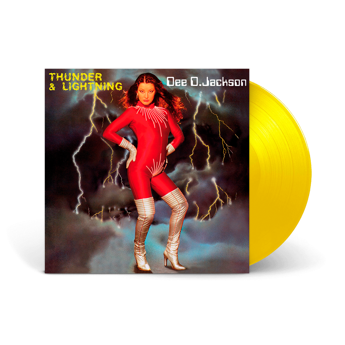Виниловая пластинка LP: Dee D. Jackson — «Thunder and Lightning» (1980/2022) [Yellow Vinyl]