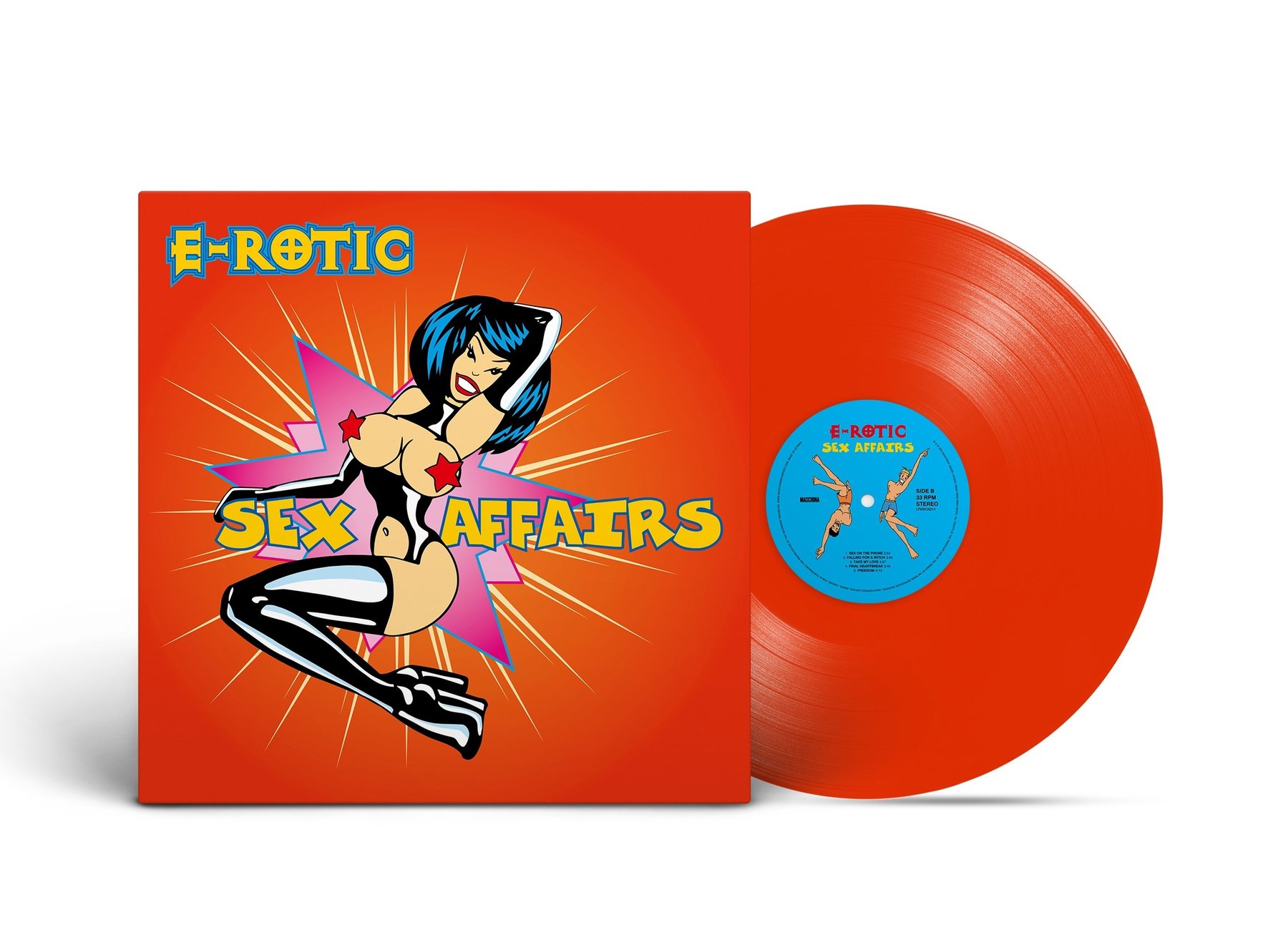 Виниловая пластинка LP: E-Rotic — «Sex Affairs» (1995/2023) [Limited Orange Vinyl]