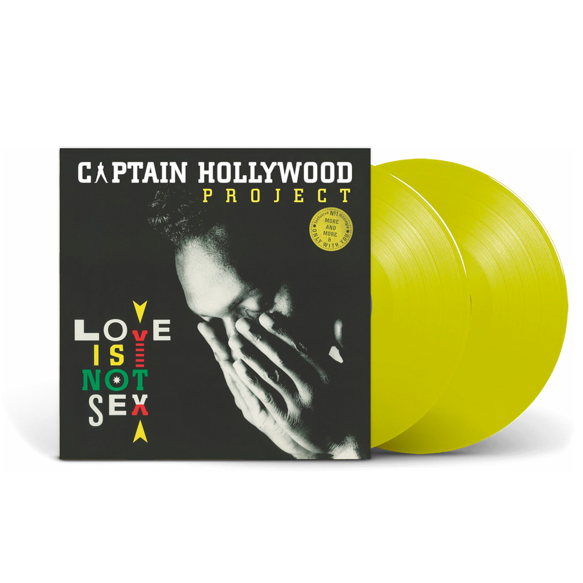 Вінілові платівки 2LP: Captain Hollywood Project — «Love Is Not Sex» (2021) [Limited Edition Yellow Vinyl]