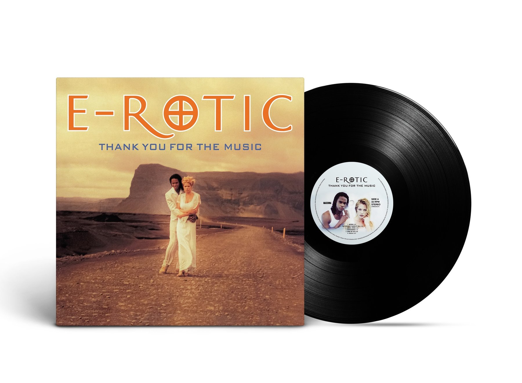 Виниловая пластинка LP: E-Rotic — «Thank You For The Music» (1997/2023) [Black Vinyl]