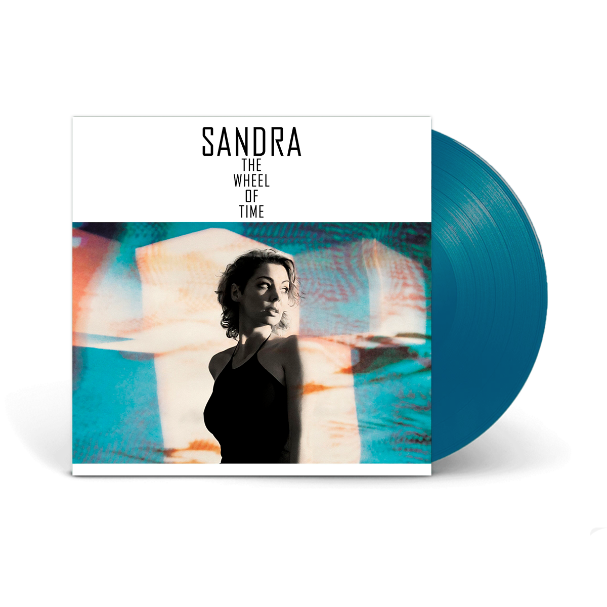 Виниловая пластинка LP: Sandra — «The Wheel Of Time» (2002/2023) [Blue Vinyl]
