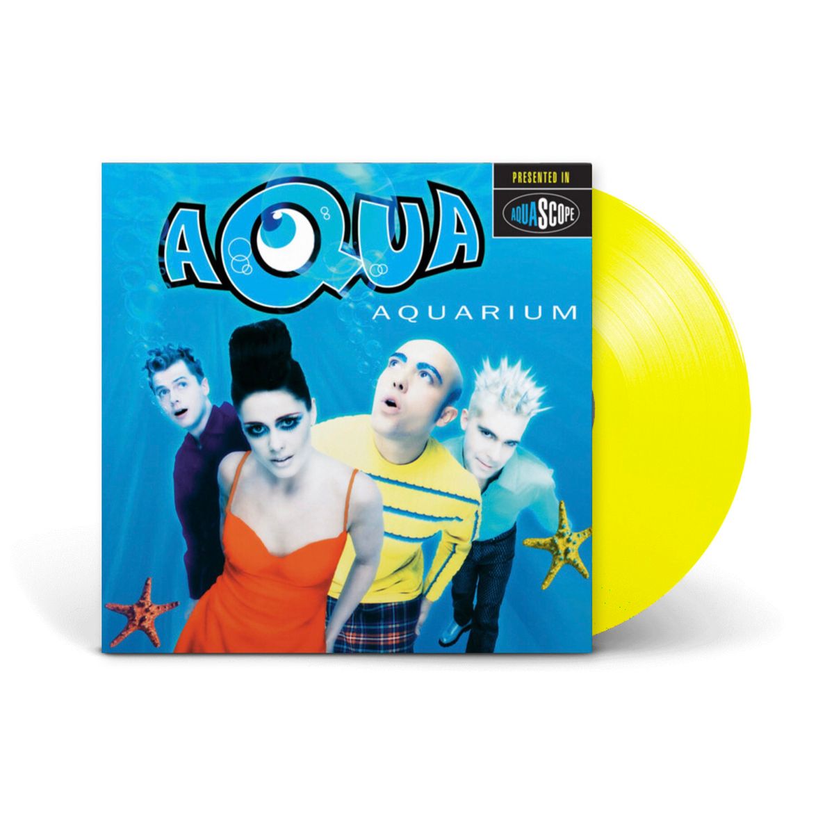 Вінілова платівка LP: Aqua — «Aquarium» (1997/2021) [Yellow Vinyl]