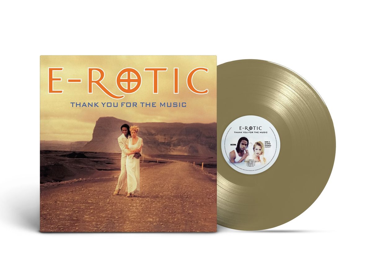 Виниловая пластинка LP: E-Rotic — «Thank You For The Music» (1997/2023) [Limited Gold Vinyl]