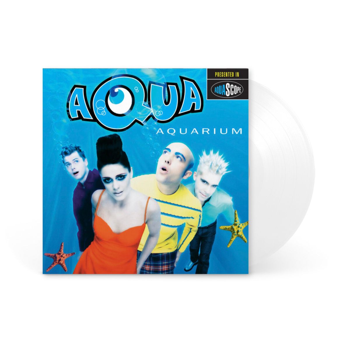 Виниловая пластинка LP: Aqua — «Aquarium» (1997/2021) [Spring Water Vinyl]