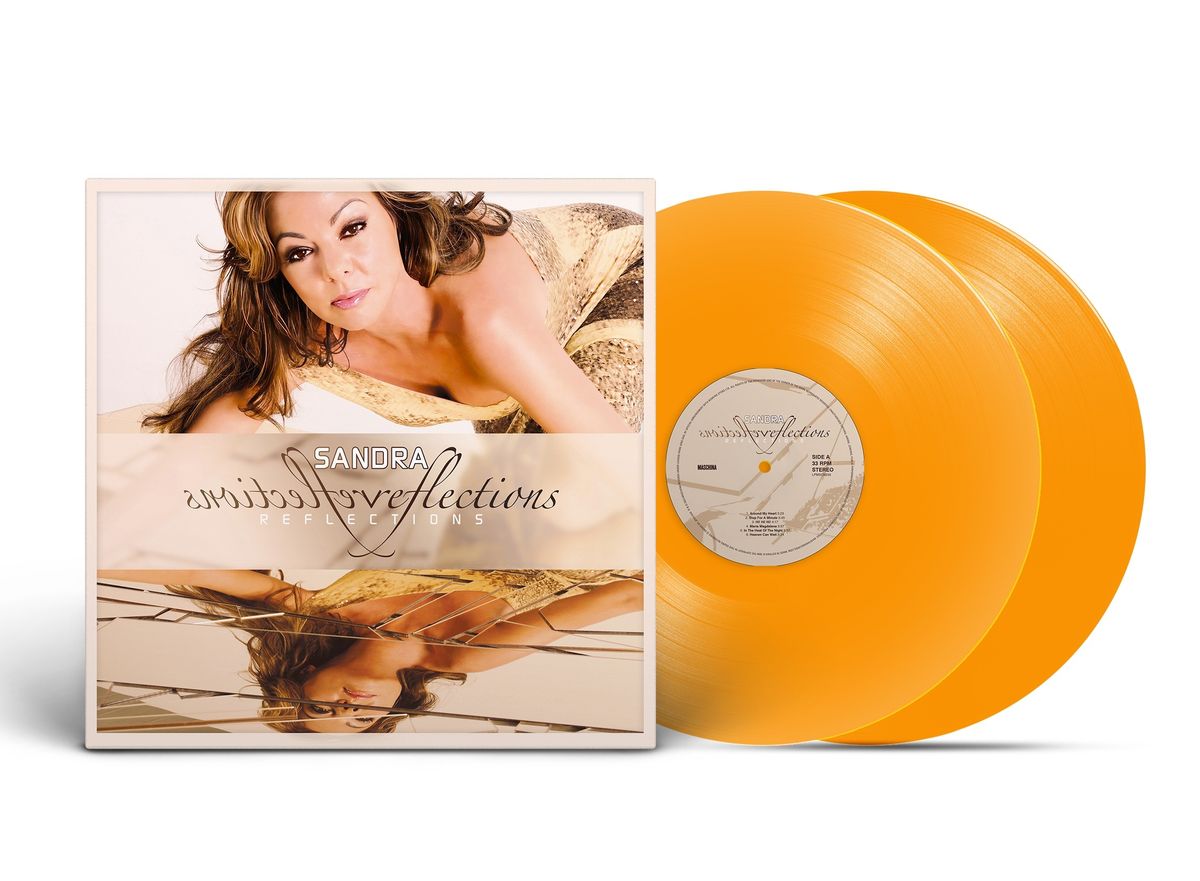 Виниловые пластинки 2LP:Sandra — «Reflections» (2006/2023) [Orange Vinyl]