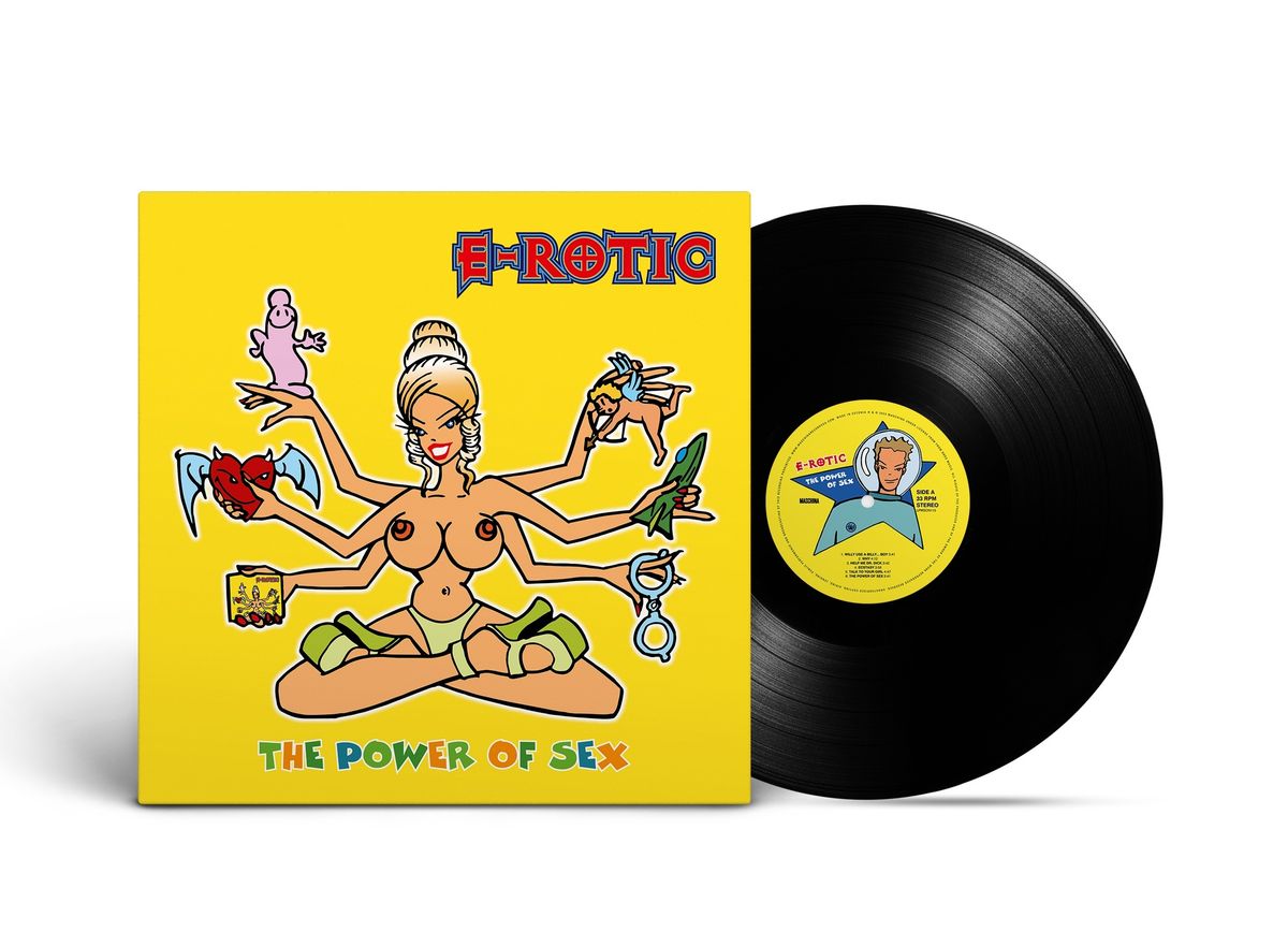 Виниловая пластинка LP: E-Rotic — «The Power Of Sex» (1996/2023) [Black Vinyl]