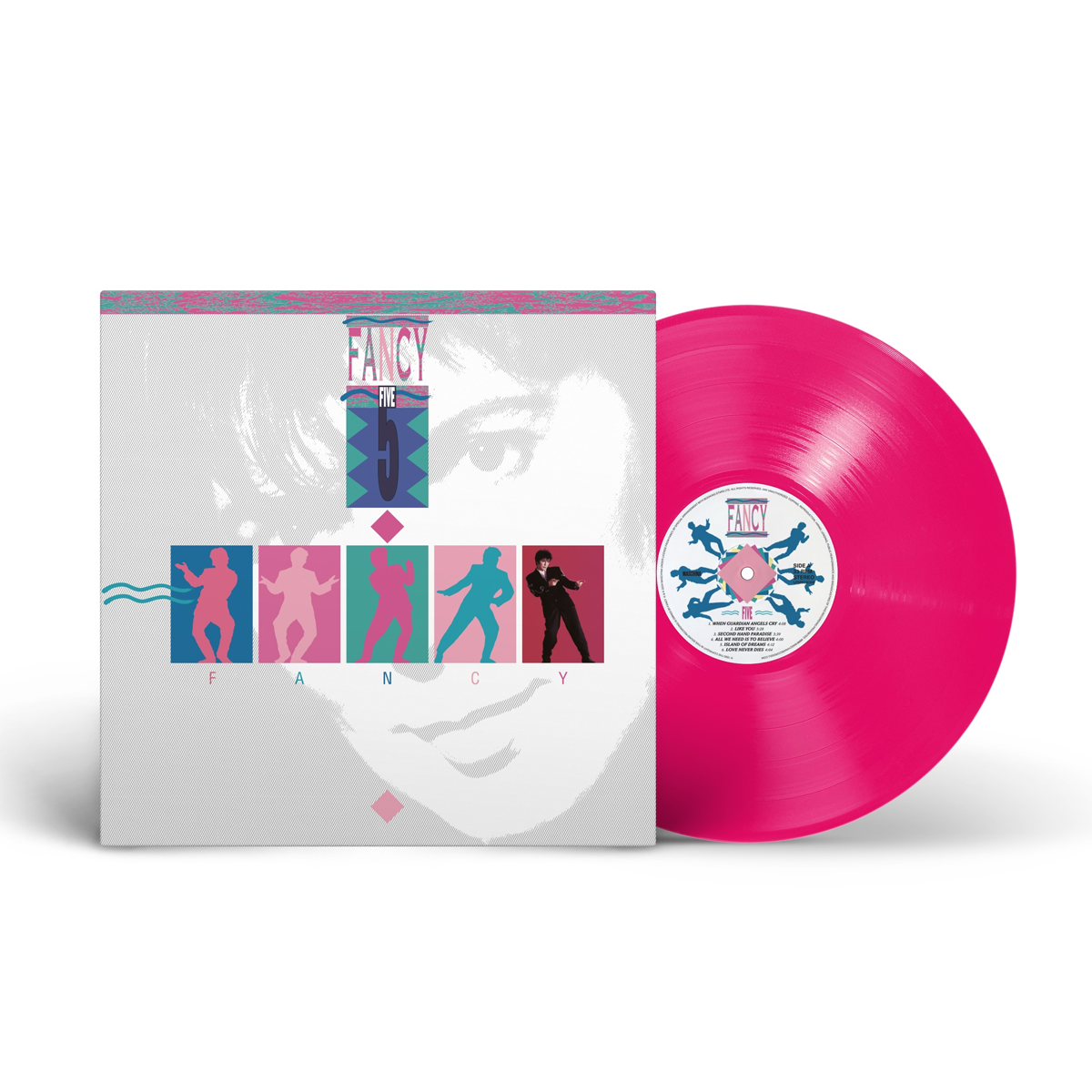 Виниловая пластинка LP: Fancy — «Five» (1990/2024) [Limited Magenta Vinyl]