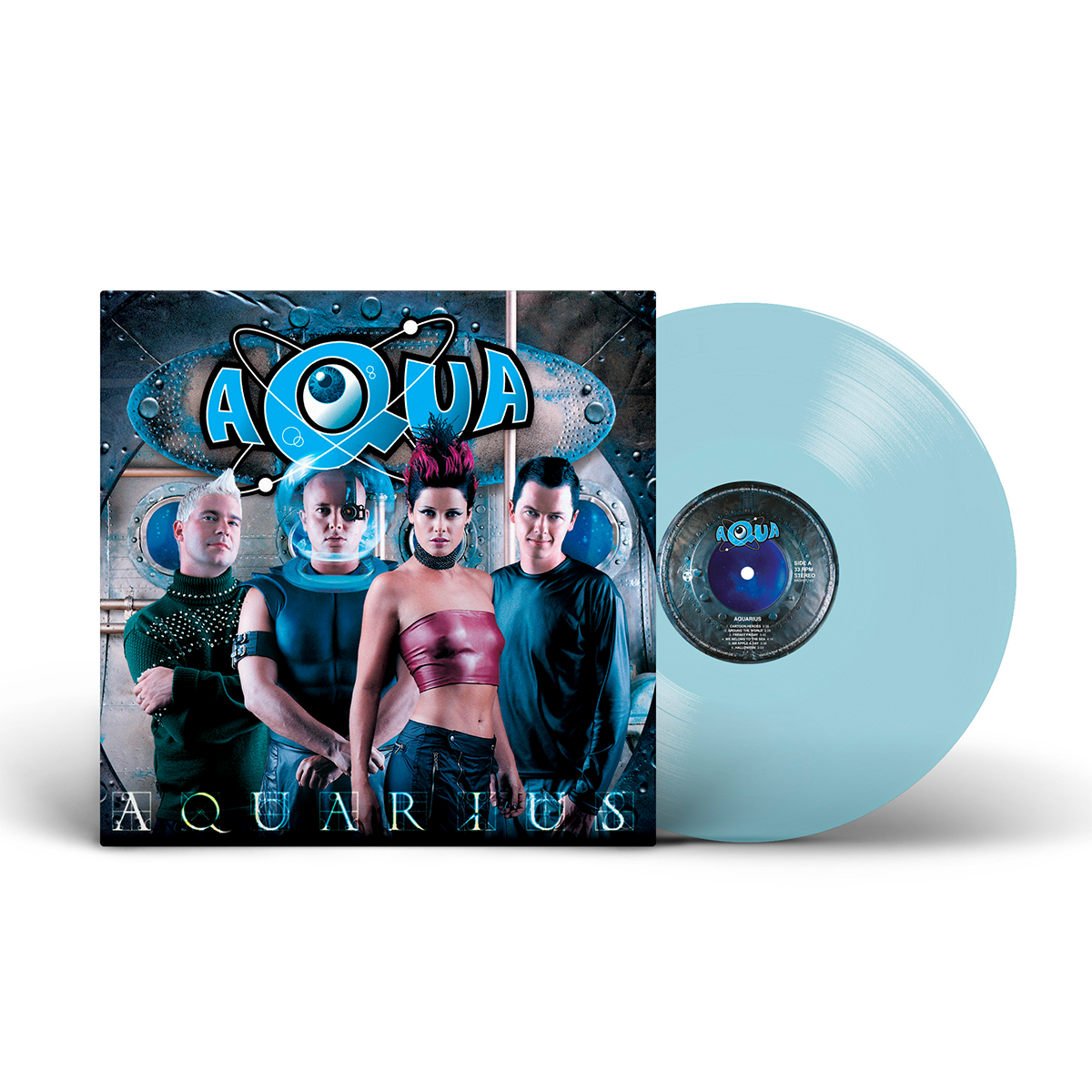Виниловая пластинка LP: Aqua — «Aquarius» (2000/2022) [Coke Bottle Clear Vinyl]