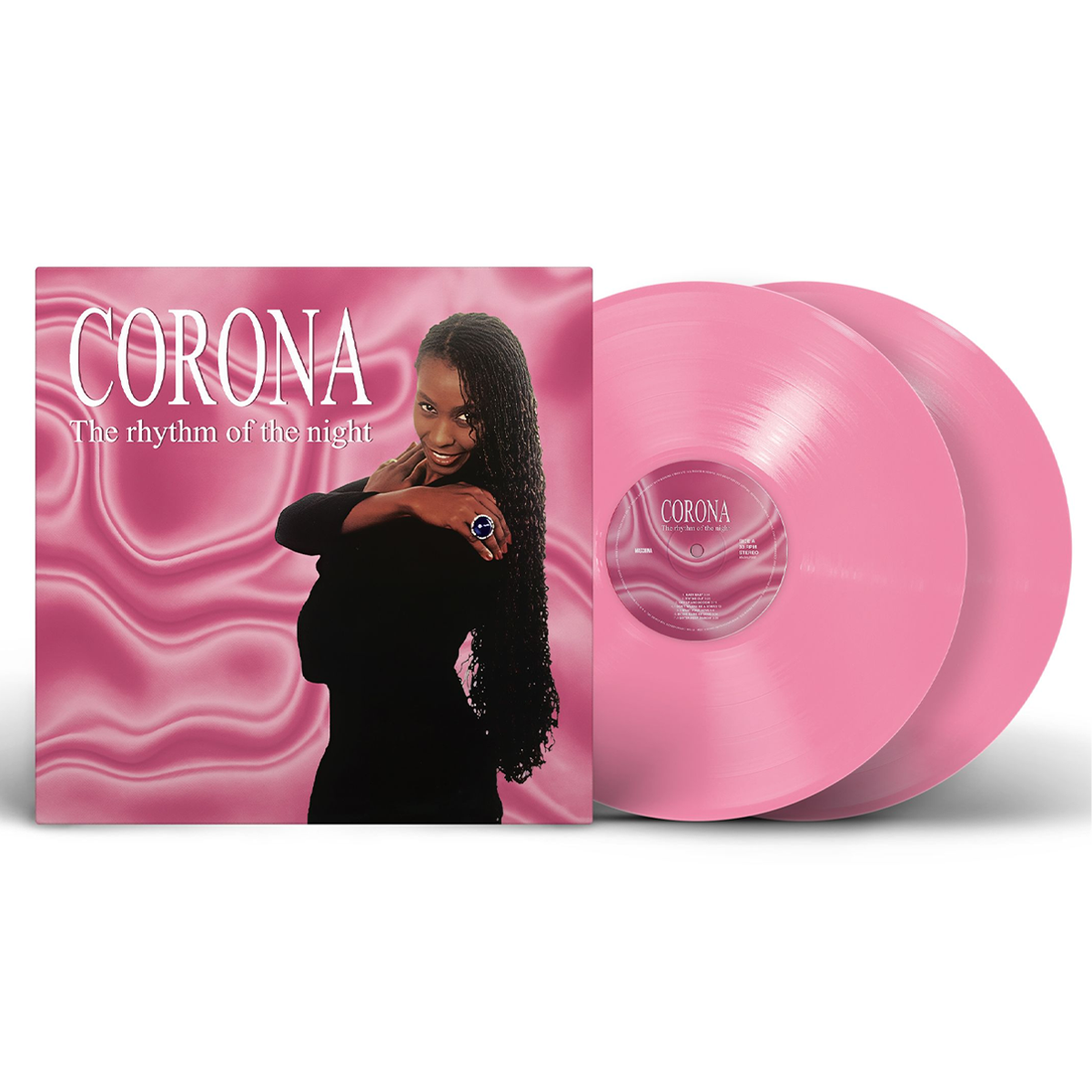 Виниловая пластинка LP: Corona &mdash; &laquo;The Rhythm Of The Night&raquo; (1995/2025) [Limited Pink Vinyl]