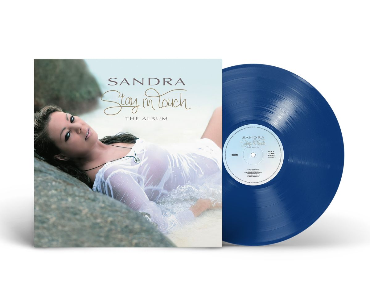 Виниловая пластинка LP: Sandra — «Stay In Touch. The Album» (2012/2023) [Limited Blue Vinyl]