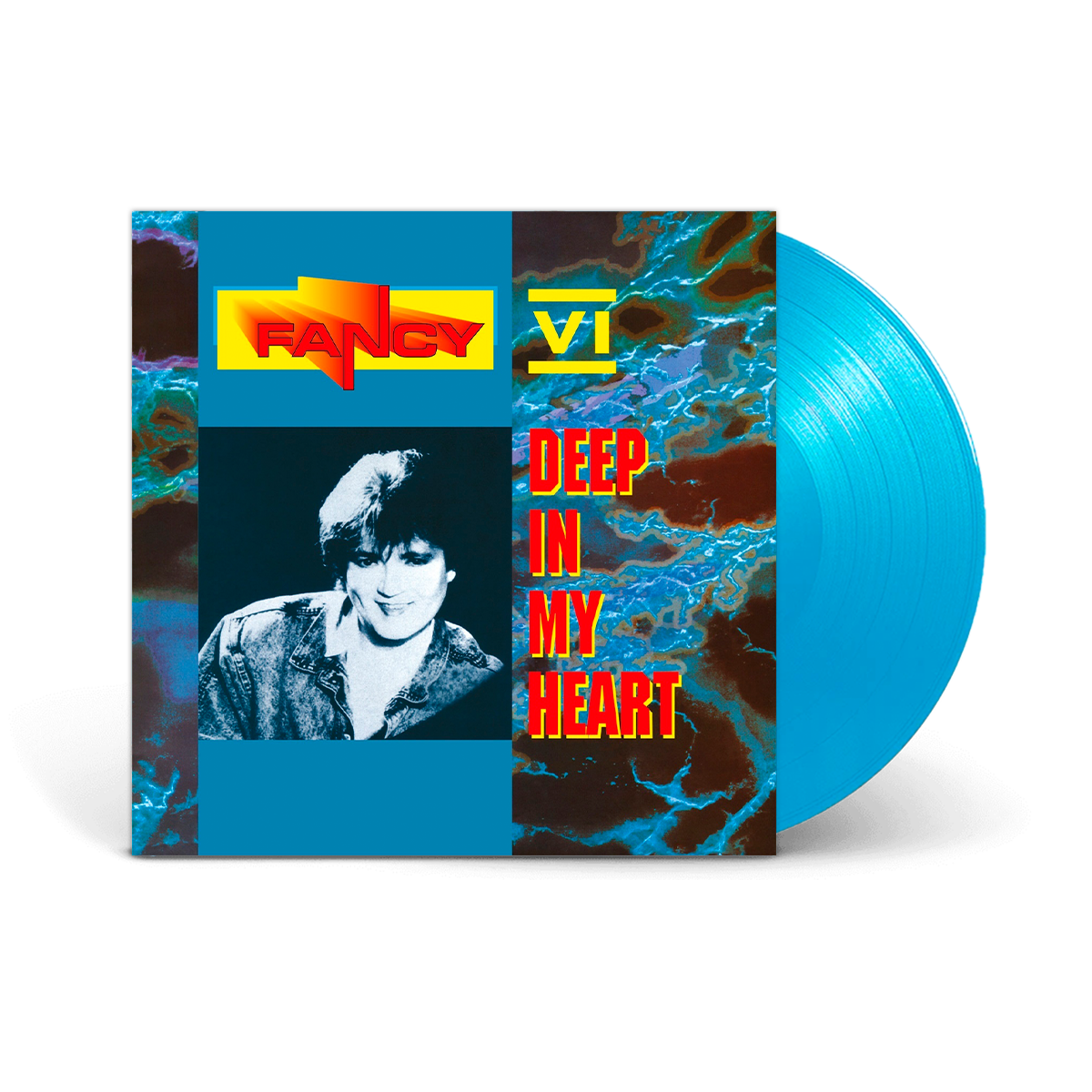 Виниловая пластинка LP: Fancy — «Six: Deep In My Heart» (1991/2022) [Limited Blue Vinyl]