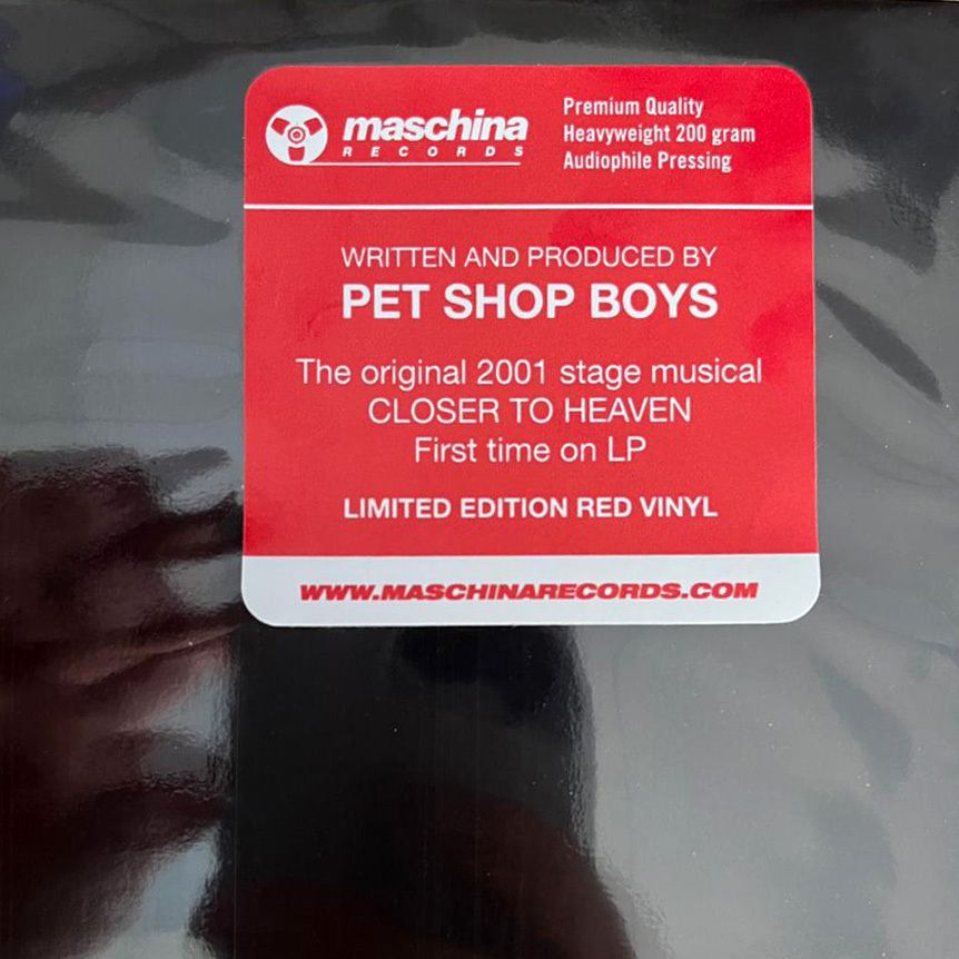 Виниловые пластинки 2LP: Pet Shop Boys — «Closer To Heaven» (2001/2022) [2LP Red Vinyl]