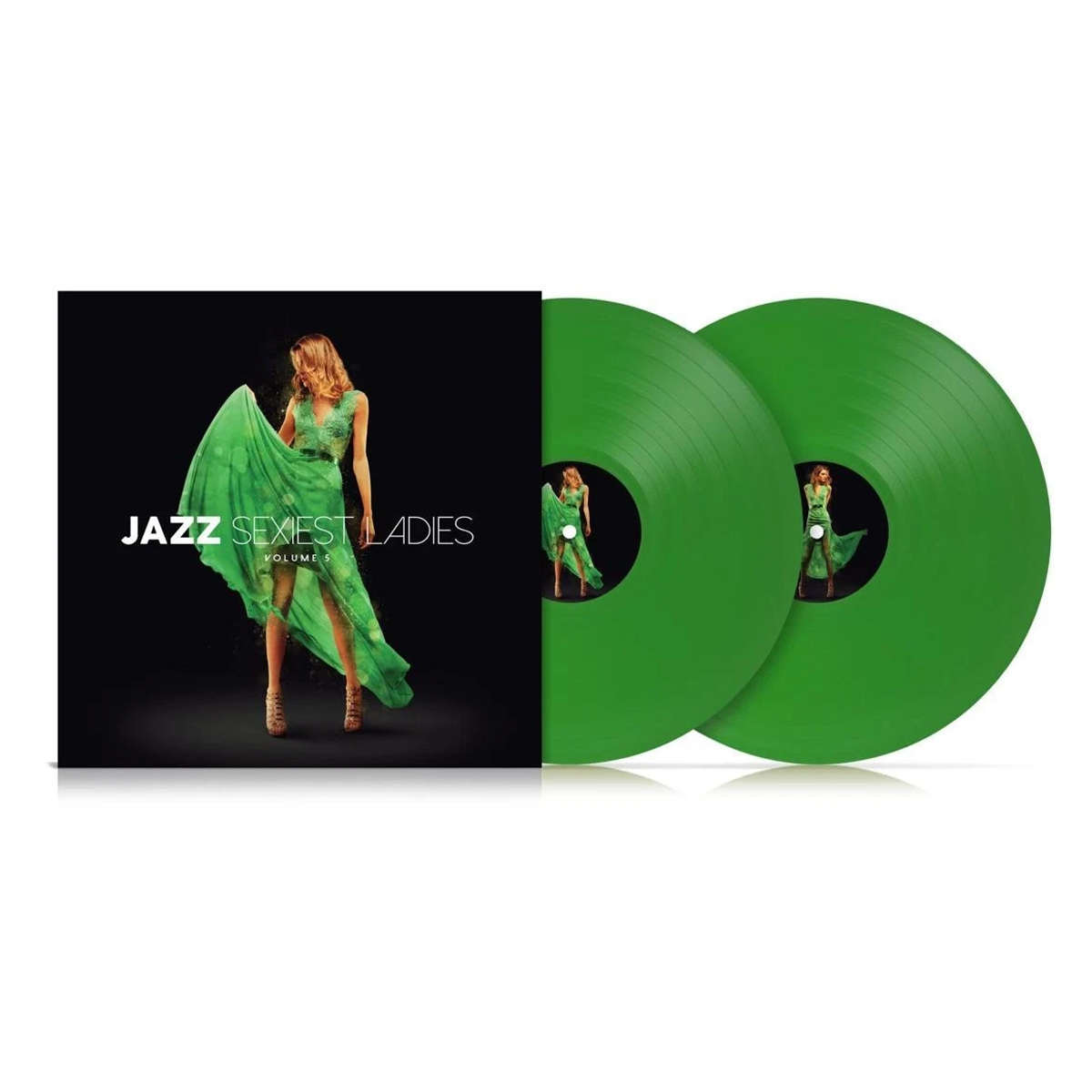 Виниловые пластинки 2LP: Jazz Sexiest Ladies &mdash; Vol. 5 (2025) [Olive Green Vinyl]