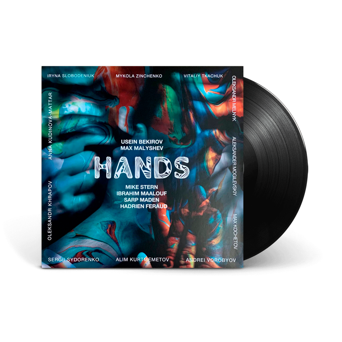 Вінілова платівка LP: Usein Bekirov, Max Malyshev, Mike Stern, Ibrahim Maalouf, Sarp Maden, Hadrien Féraud ‎– "Hands" (2021) [Black Vinyl]