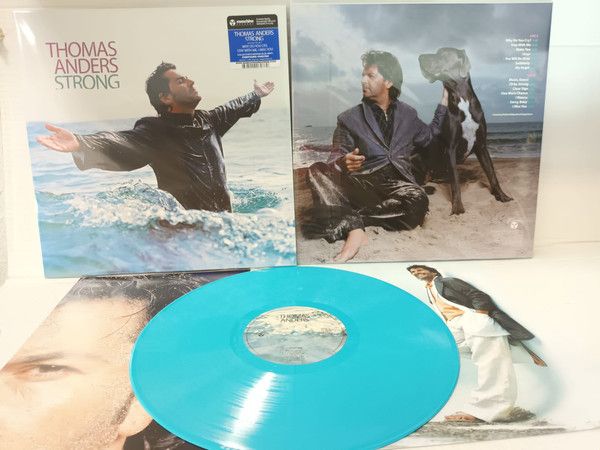 Виниловая пластинка LP: THOMAS ANDERS — «Strong» (2010/2022) [Blue Vinyl]