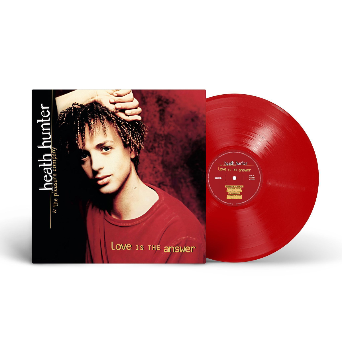 Виниловая пластинка LP: Heath Hunter & The Pleasure Company &mdash; &laquo;Love Is The Answer&raquo; (1996/2025) [Limited Red Vinyl]