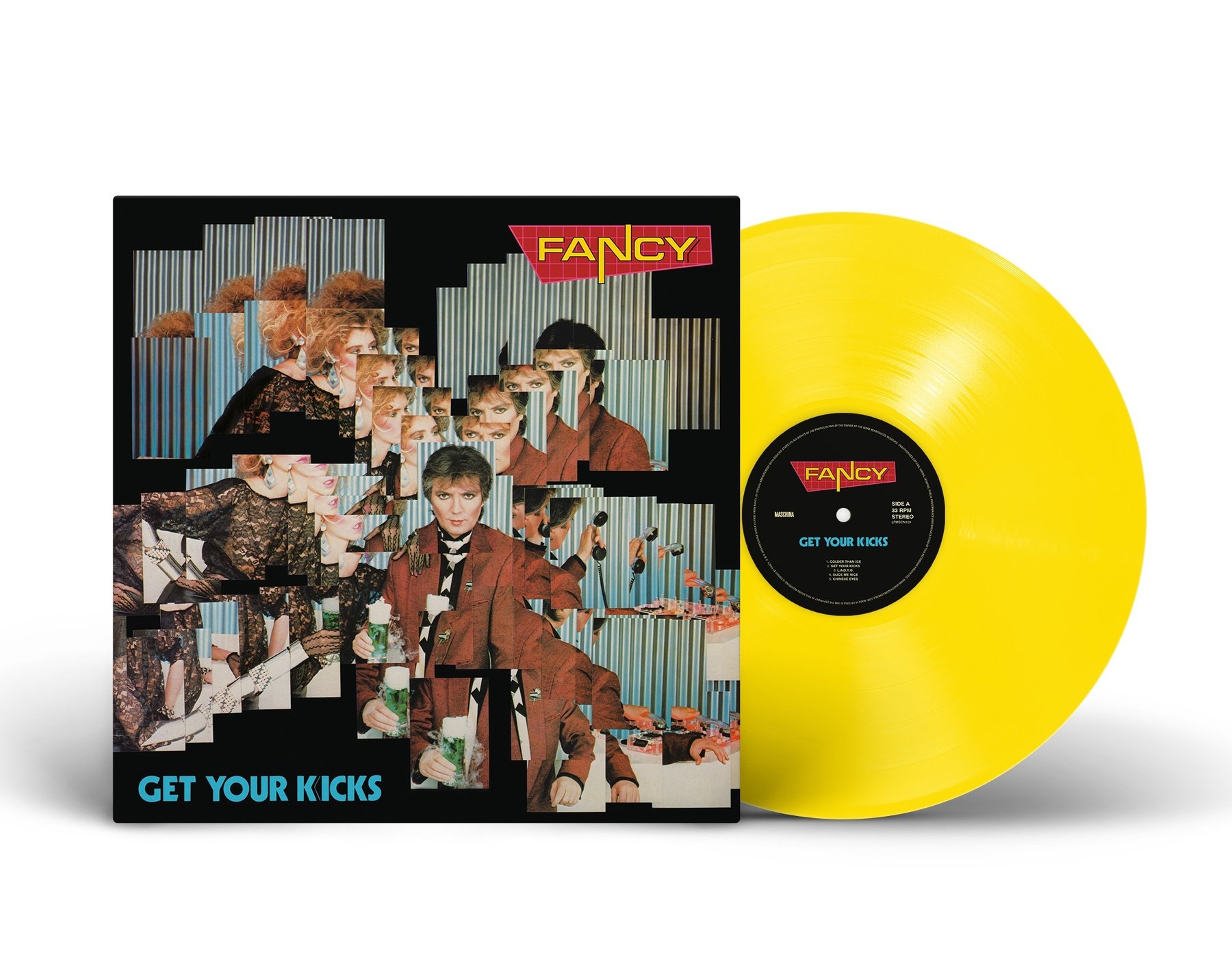Виниловая пластинка LP: Fancy — «Get Your Kicks» (1985/2023) [Yellow Vinyl]