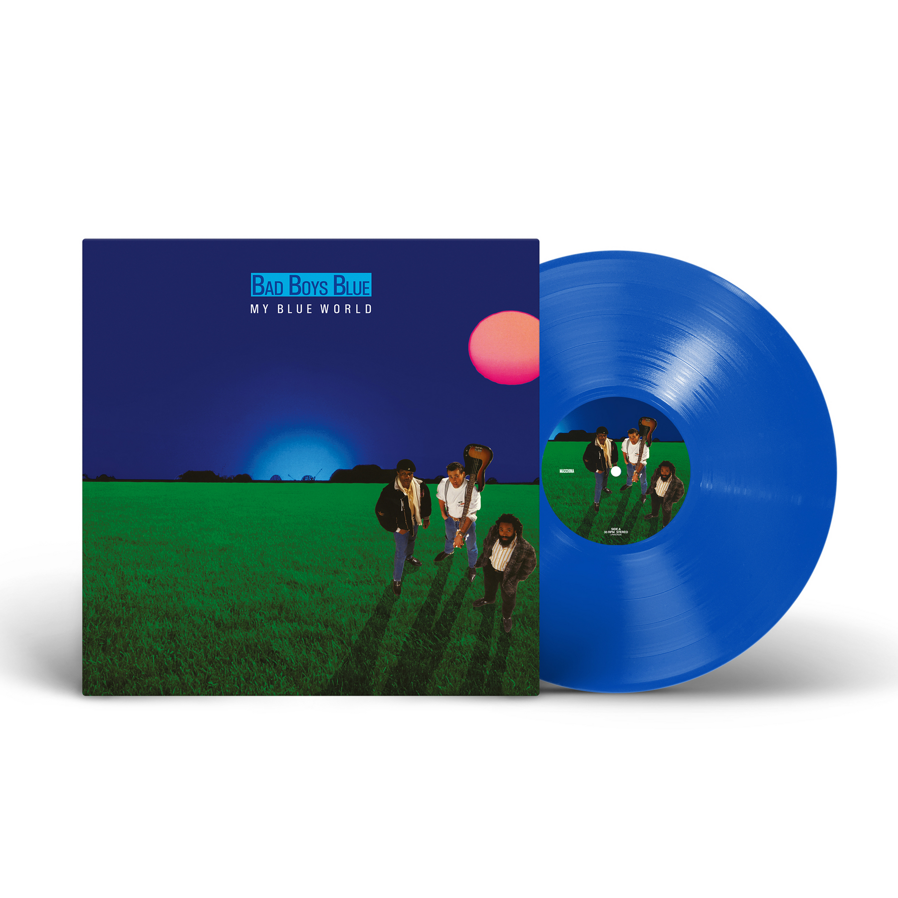 Вінілова платівка LP: Bad Boys Blue &ndash; &laquo;My Blue World&raquo; (1988/2024) [Blue Vinyl]