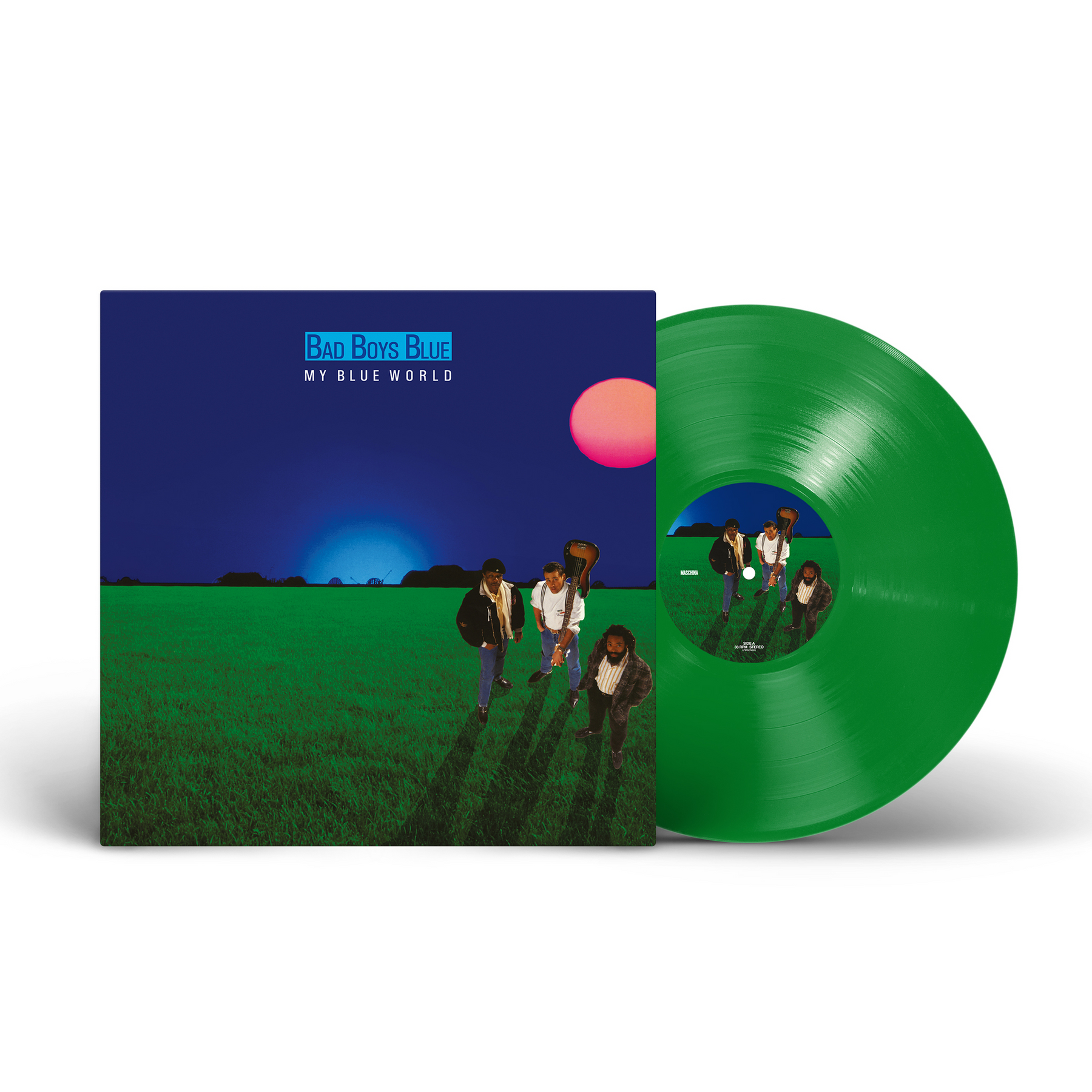 Виниловая пластинка LP: Bad Boys Blue &ndash; &laquo;My Blue World&raquo; (1988/2024) [Green Vinyl]