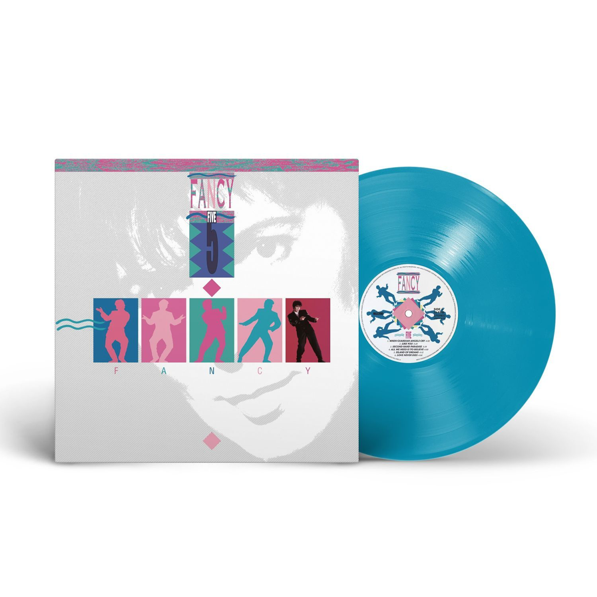 Виниловая пластинка LP: Fancy &mdash; &laquo;Five&raquo; (1990/2024) [Limited Turquiose Vinyl]