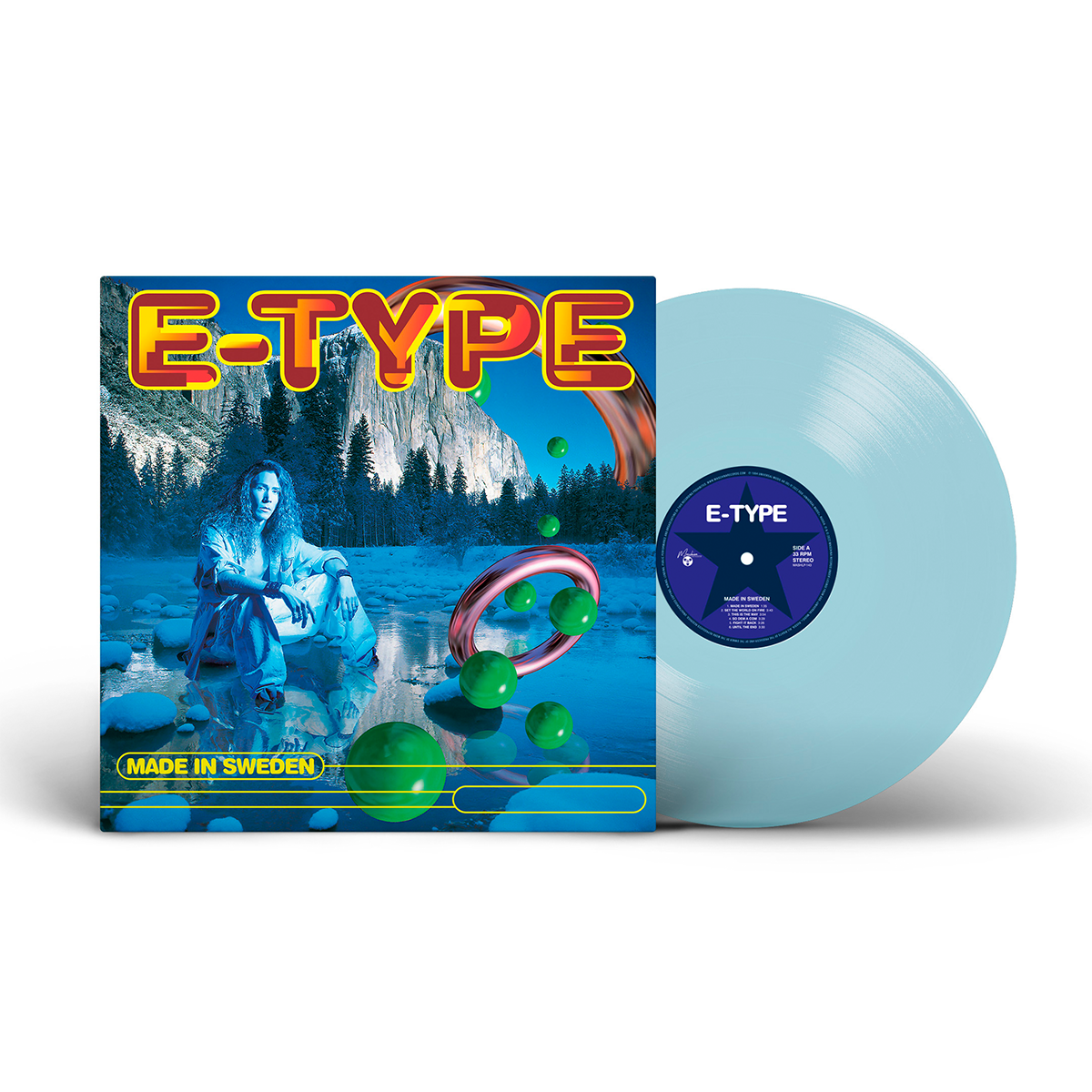 Виниловая пластинка LP: E-Type — «Made In Sweden» (1994/2022) [Limited Blue Vinyl]