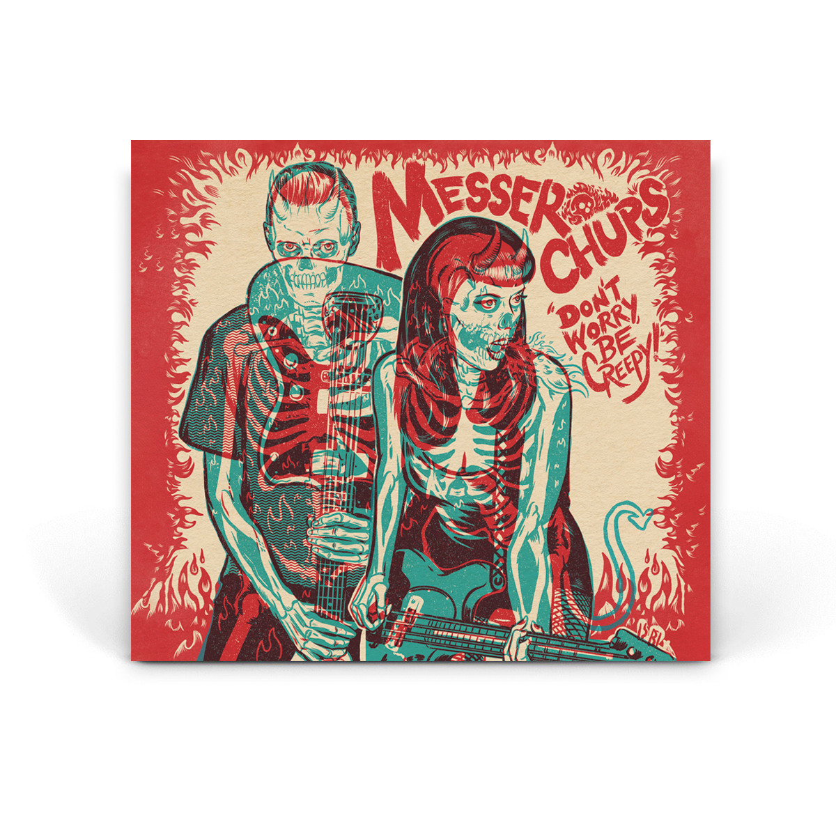Компакт диски CD: Messer Chups - "Don't Worry, Be Creepy" (2025)