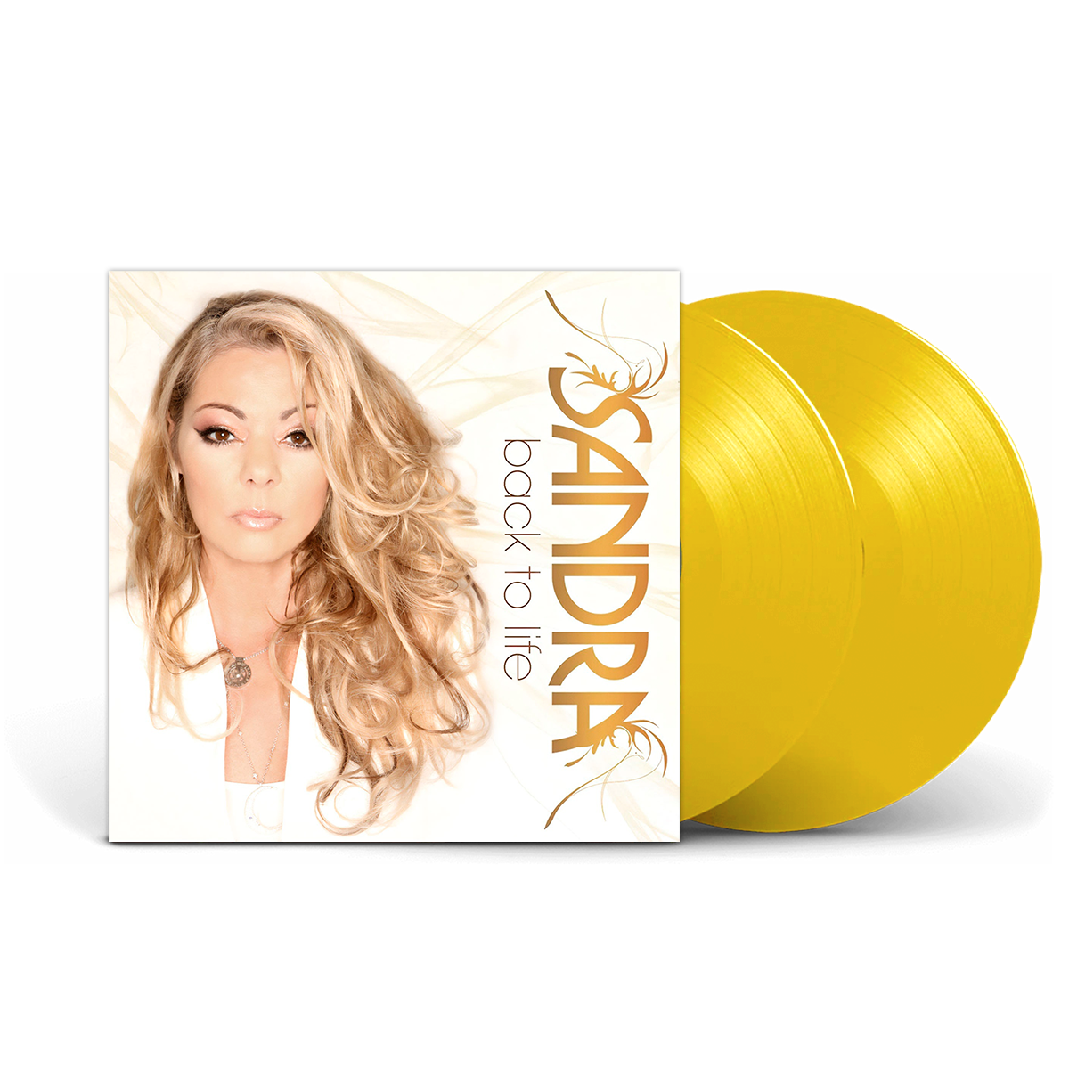 Виниловые пластинки 2LP: Sandra — «Back To Life» (2009/2023) [Limited Yellow Vinyl]
