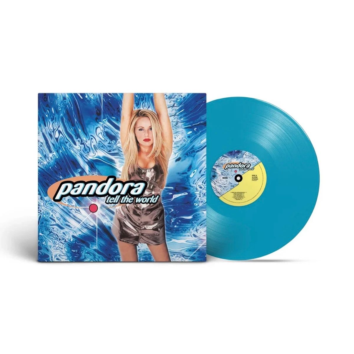 Вінілова платівка LP: Pandora — «Tell The World» (1995/2023) [Limited Blue Vinyl]