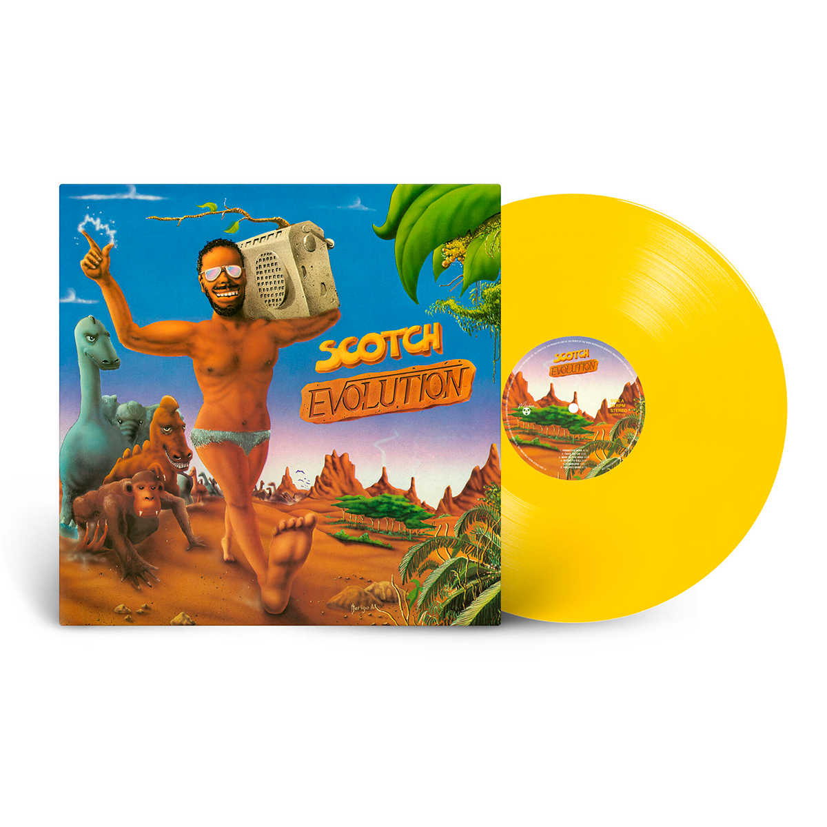 Вінілова платівка LP: Scotch — «Evolution» (1986/2021) [Limited Edition Yellow Vinyl]