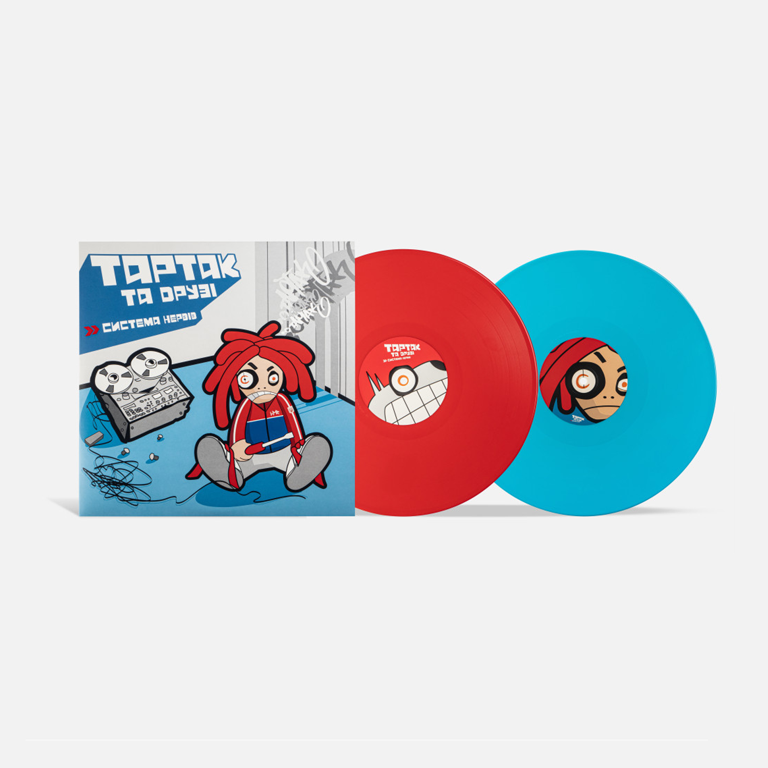 Вінілові платівки 2LP: Тартак &mdash; Система Нервiв (2025) [Red And Blue Coloured Vinyl]
