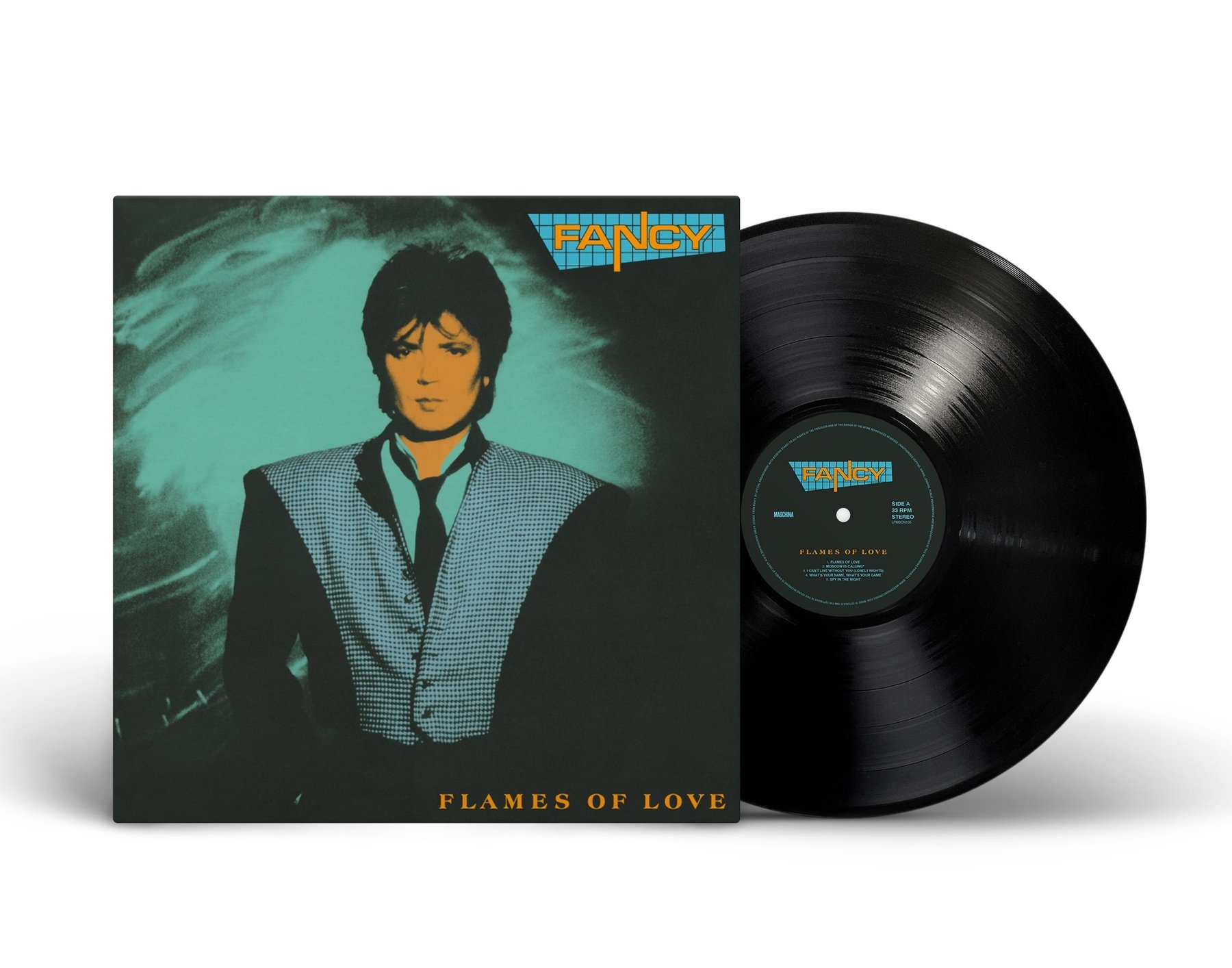 Виниловая пластинка LP: Fancy — «Flames Of Love» (1988/2023) [Black Vinyl]
